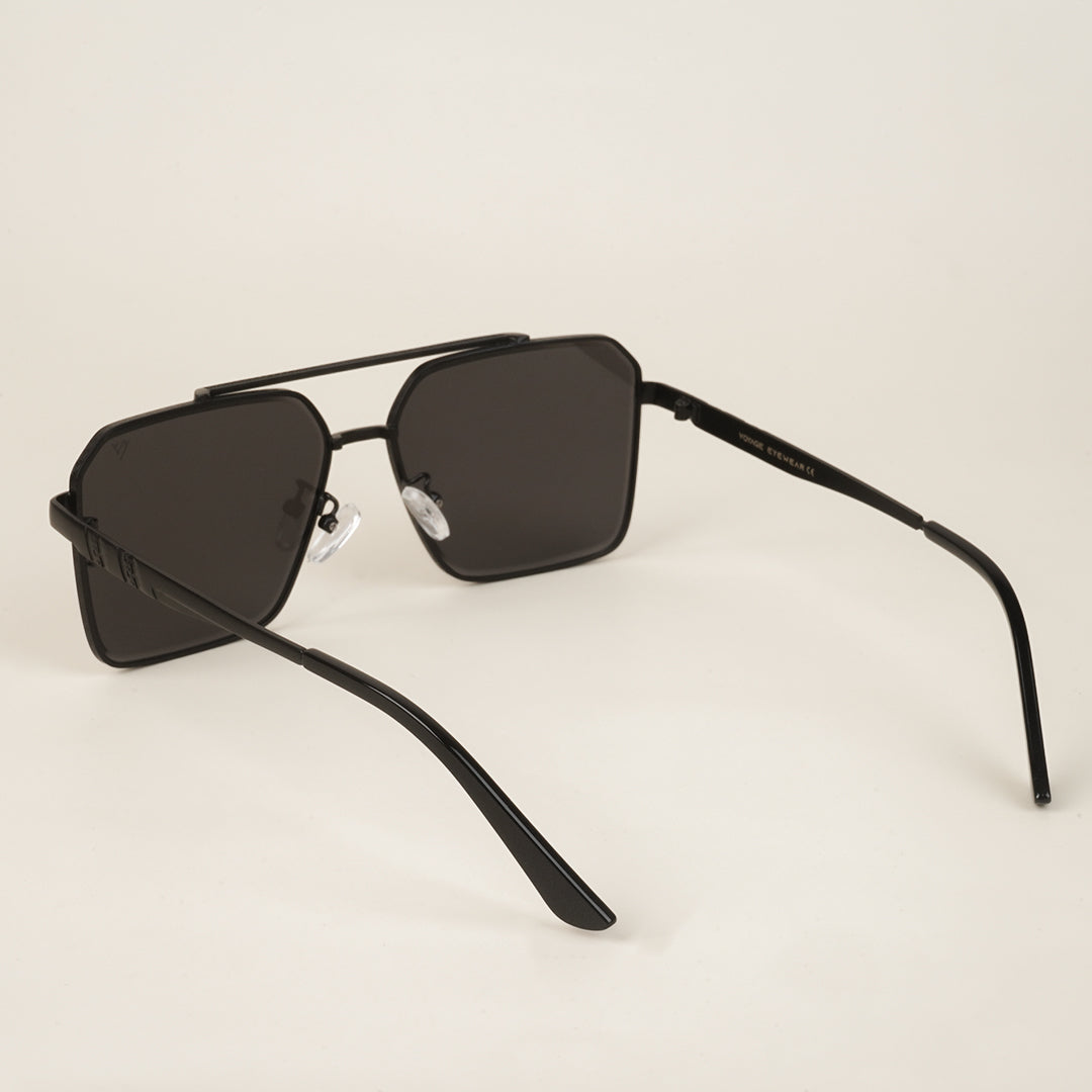 Voyage Black Wayfarer Sunglasses for Men & Women - MG4167