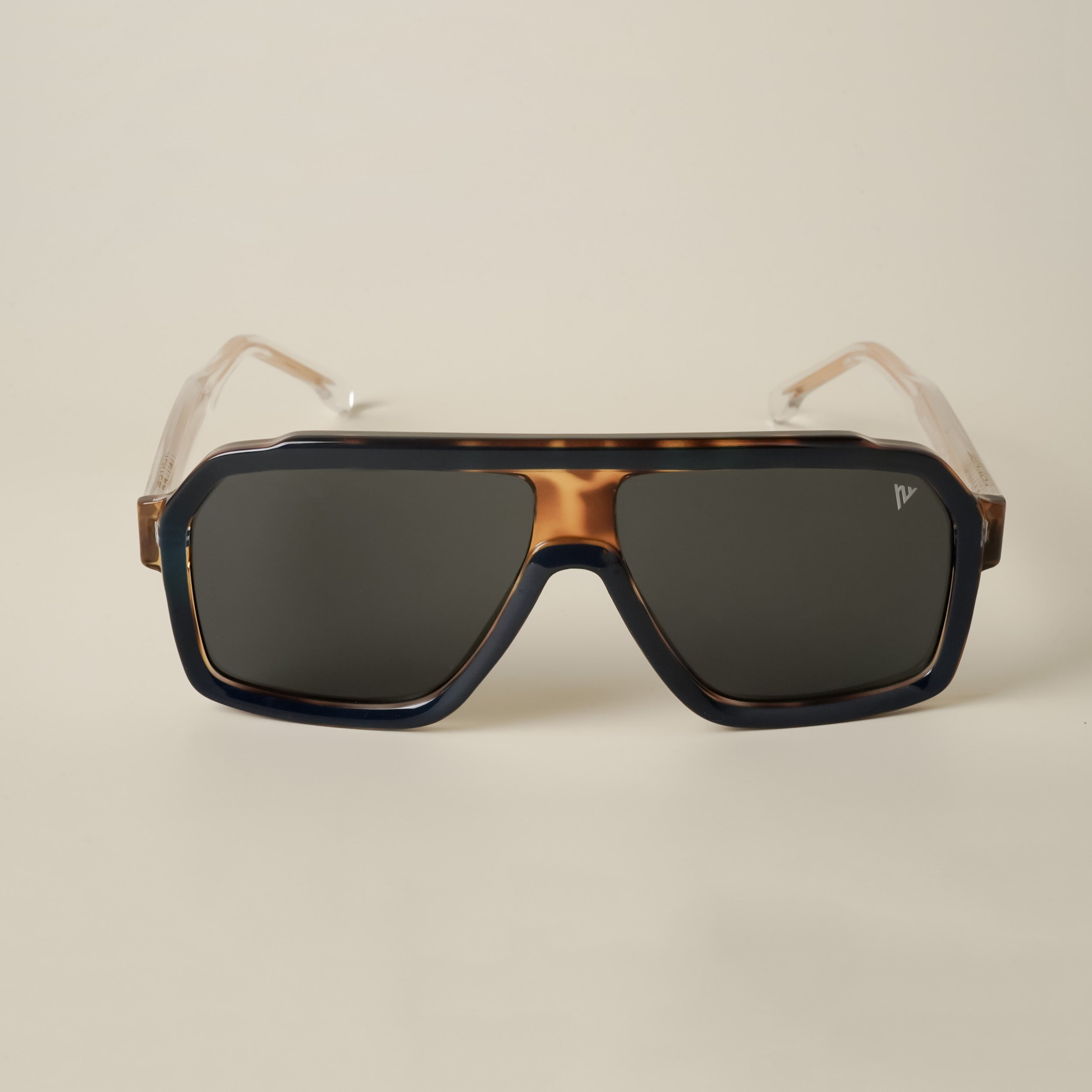 Voyage Grey Wrap Around Sunglasses for Men & Women - MG4745