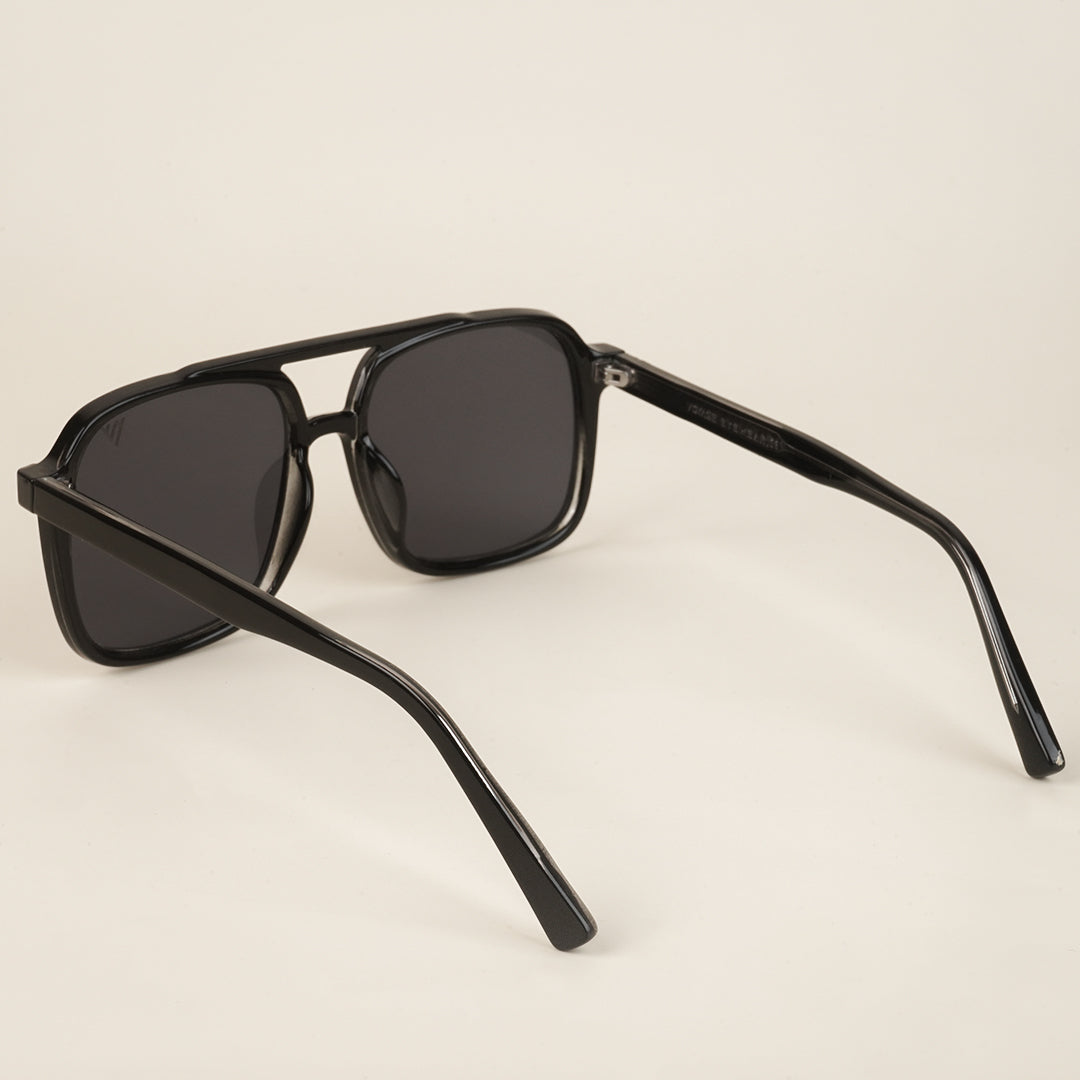 Voyage Black Wayfarer Sunglasses for Men & Women (86635MG4150)