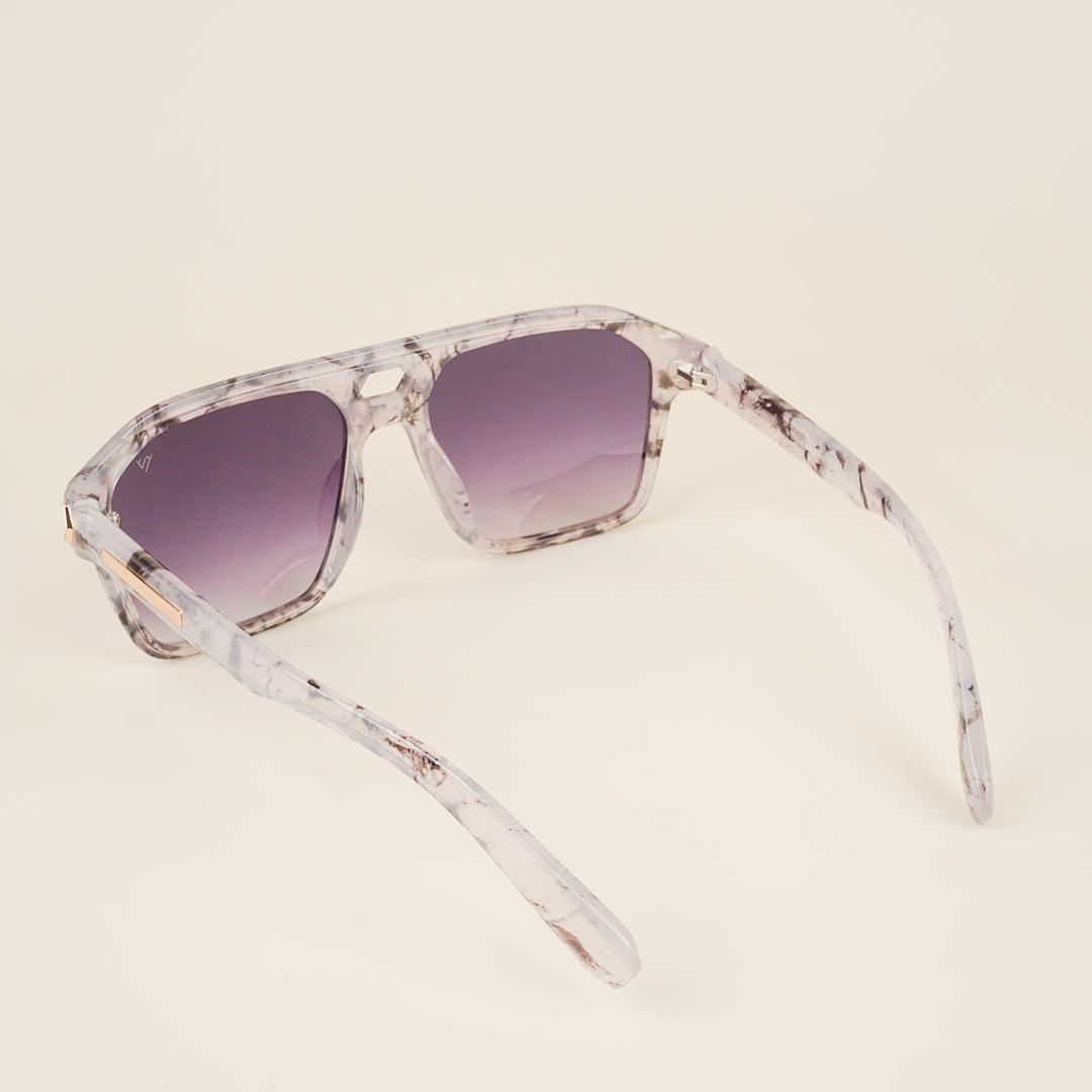 Voyage Violet & Clear Wayfarer Sunglasses for Men & Women (2343MG4100)