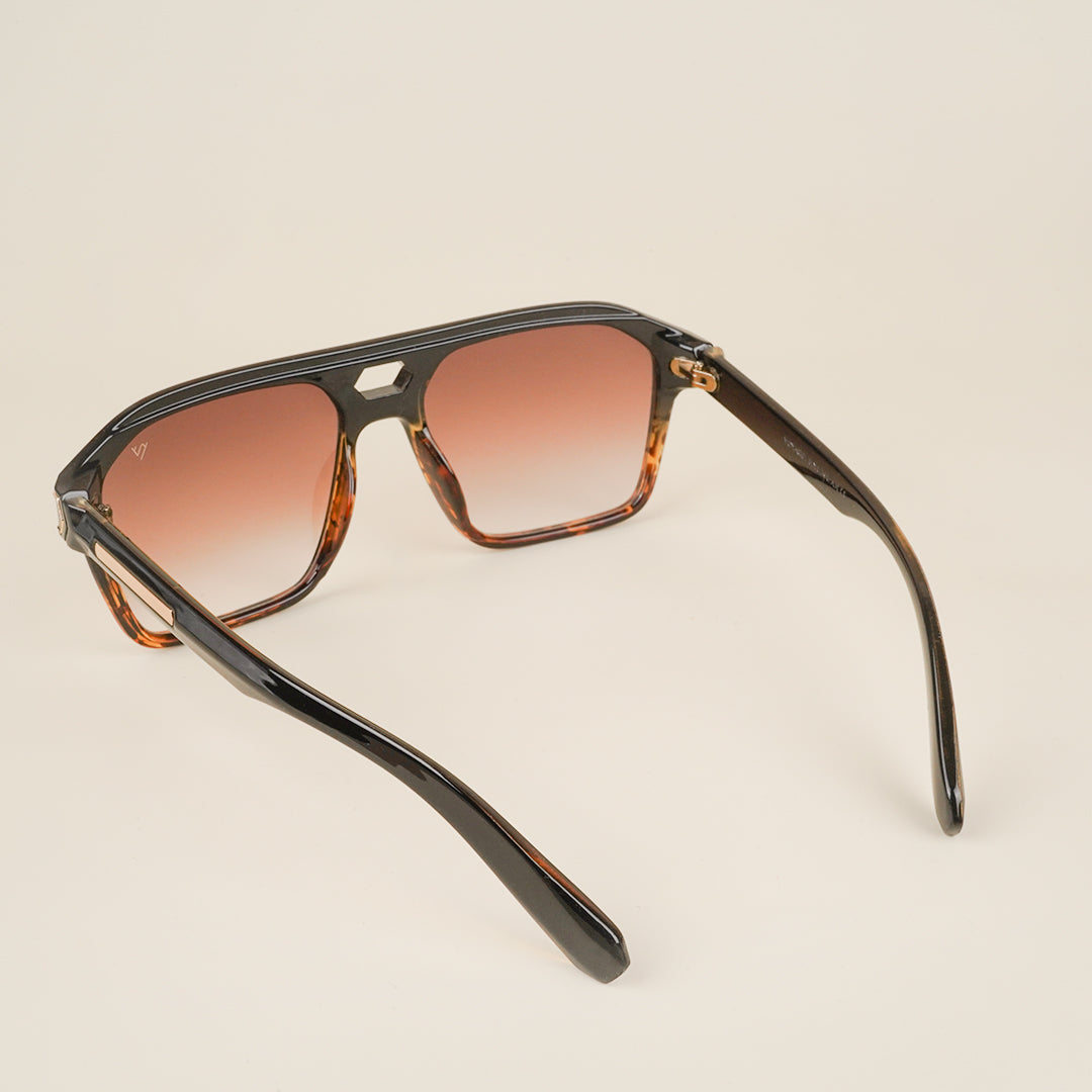 Voyage Brown & Clear Wayfarer Sunglasses for Men & Women - MG4099