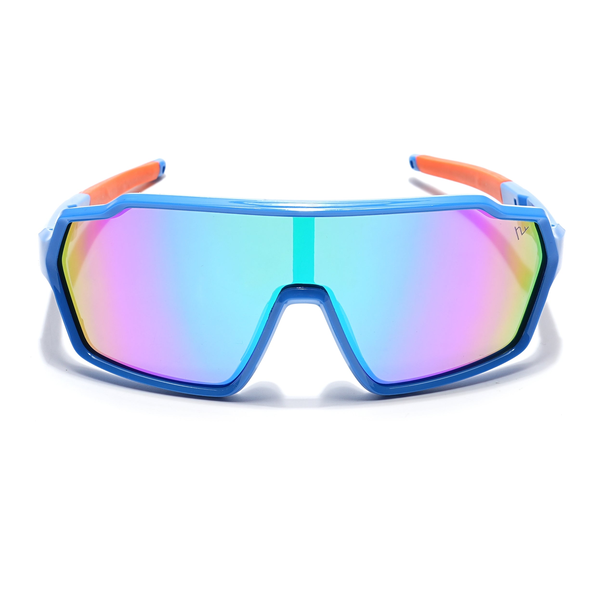 Drift Sunglasses for Kids -6 yrs To 12 yrs (Multicolor Lens | Sky Blue Frame - PMG6063)