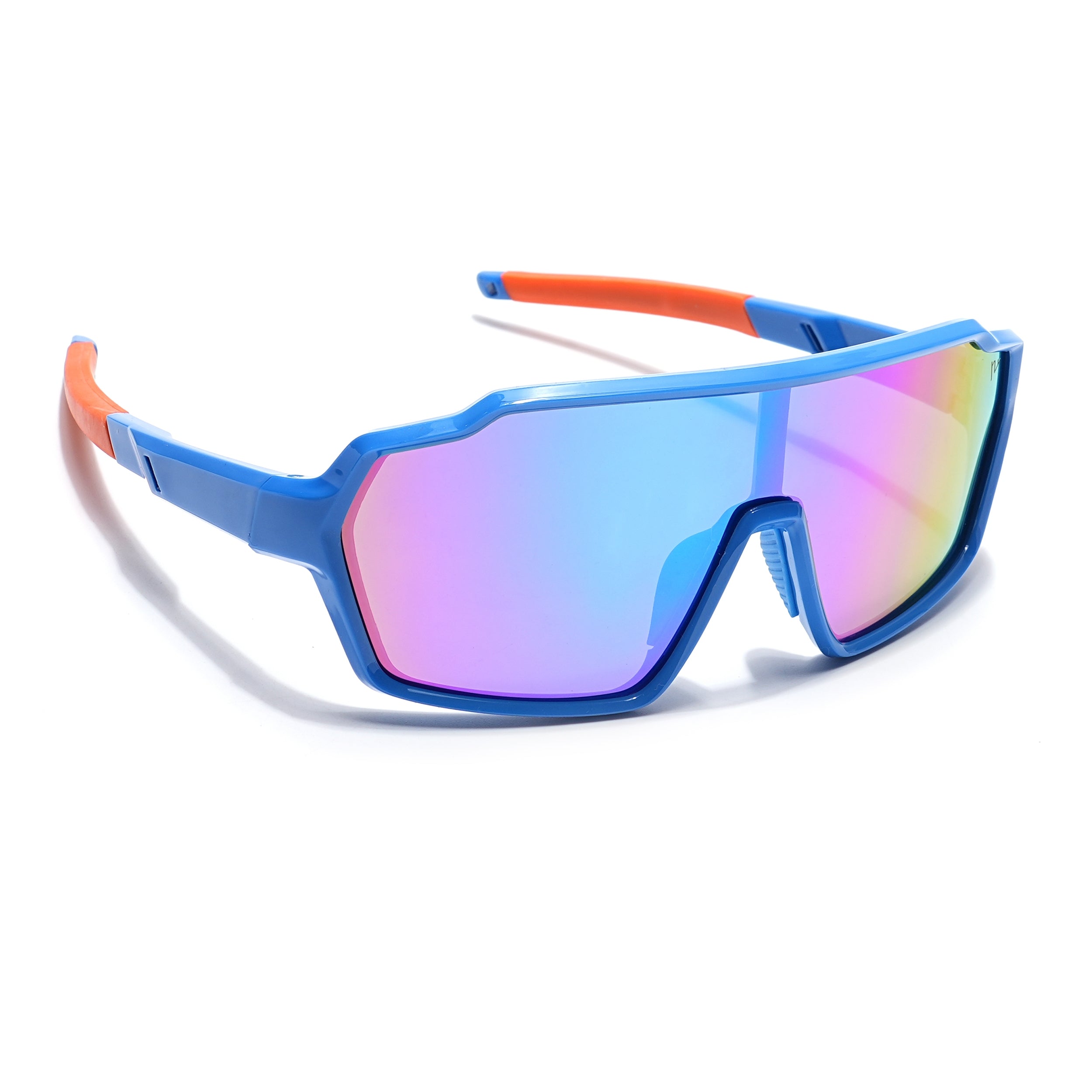 Drift Sunglasses for Kids -6 yrs To 12 yrs (Multicolor Lens | Sky Blue Frame - PMG6063)