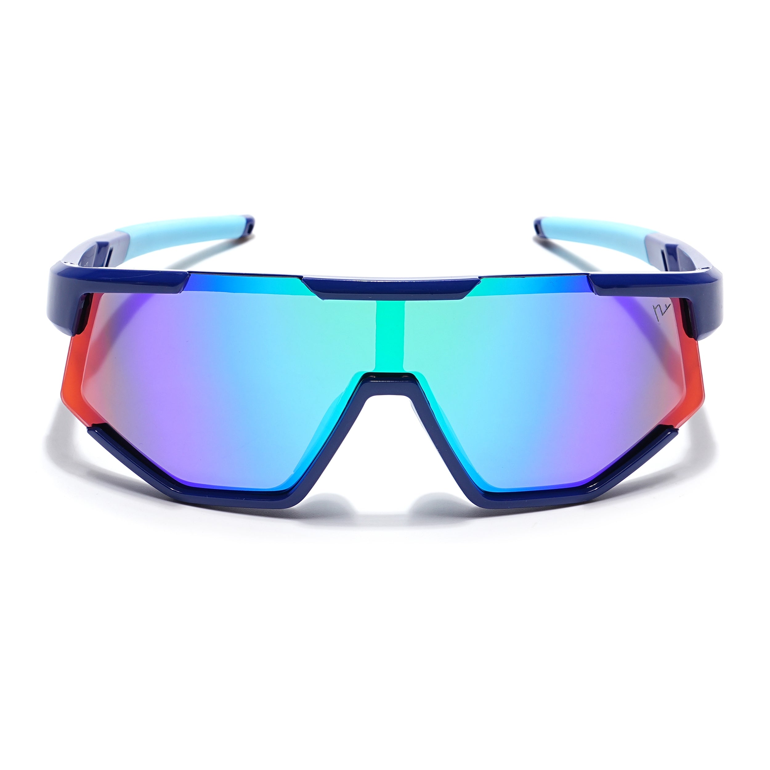 Drift Sunglasses for Kids -6 yrs To 12 yrs (Multicolor Lens | Blue Frame - PMG6073)
