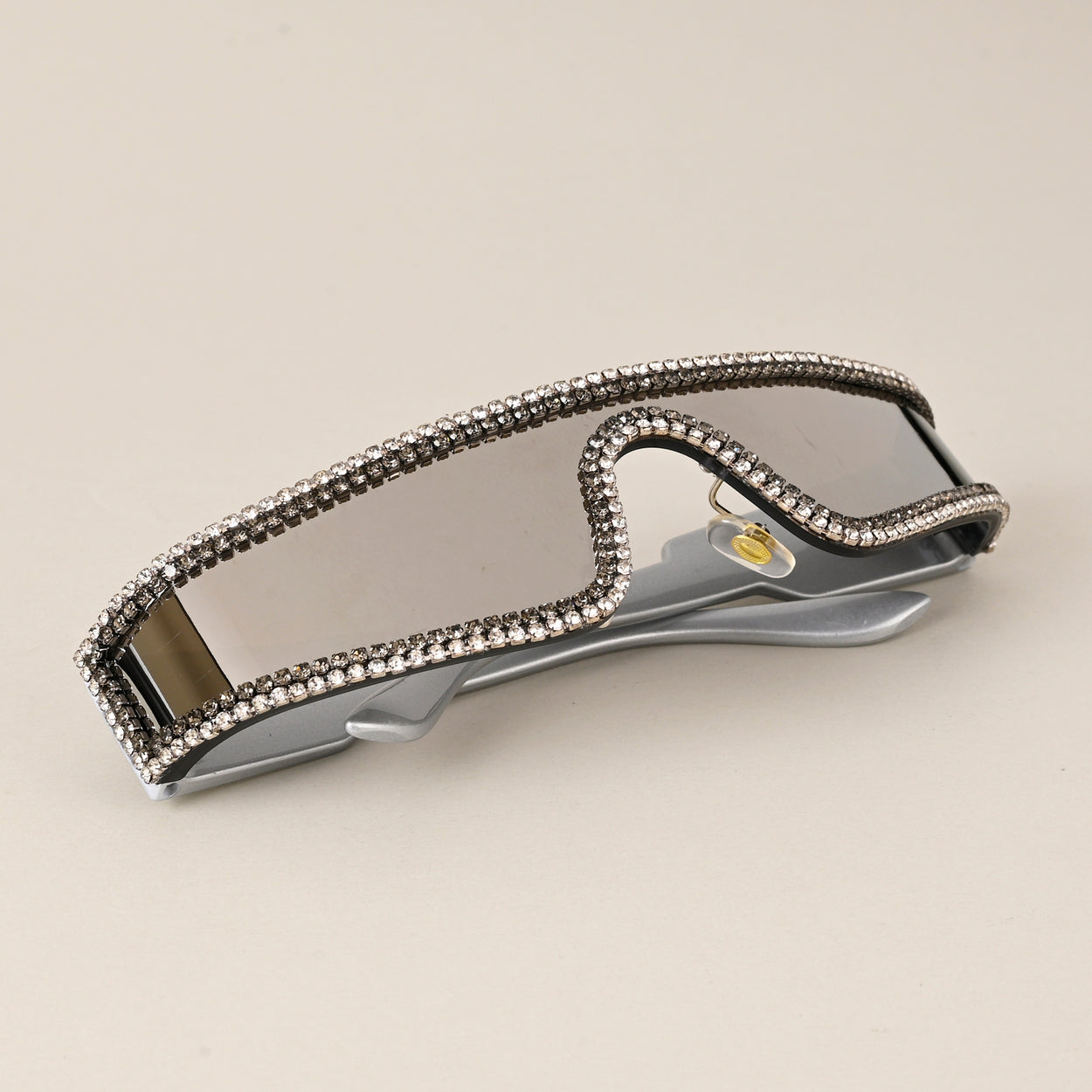 Voyage Silver Wrap-Around Sunglasses for Men & Women - MG4349