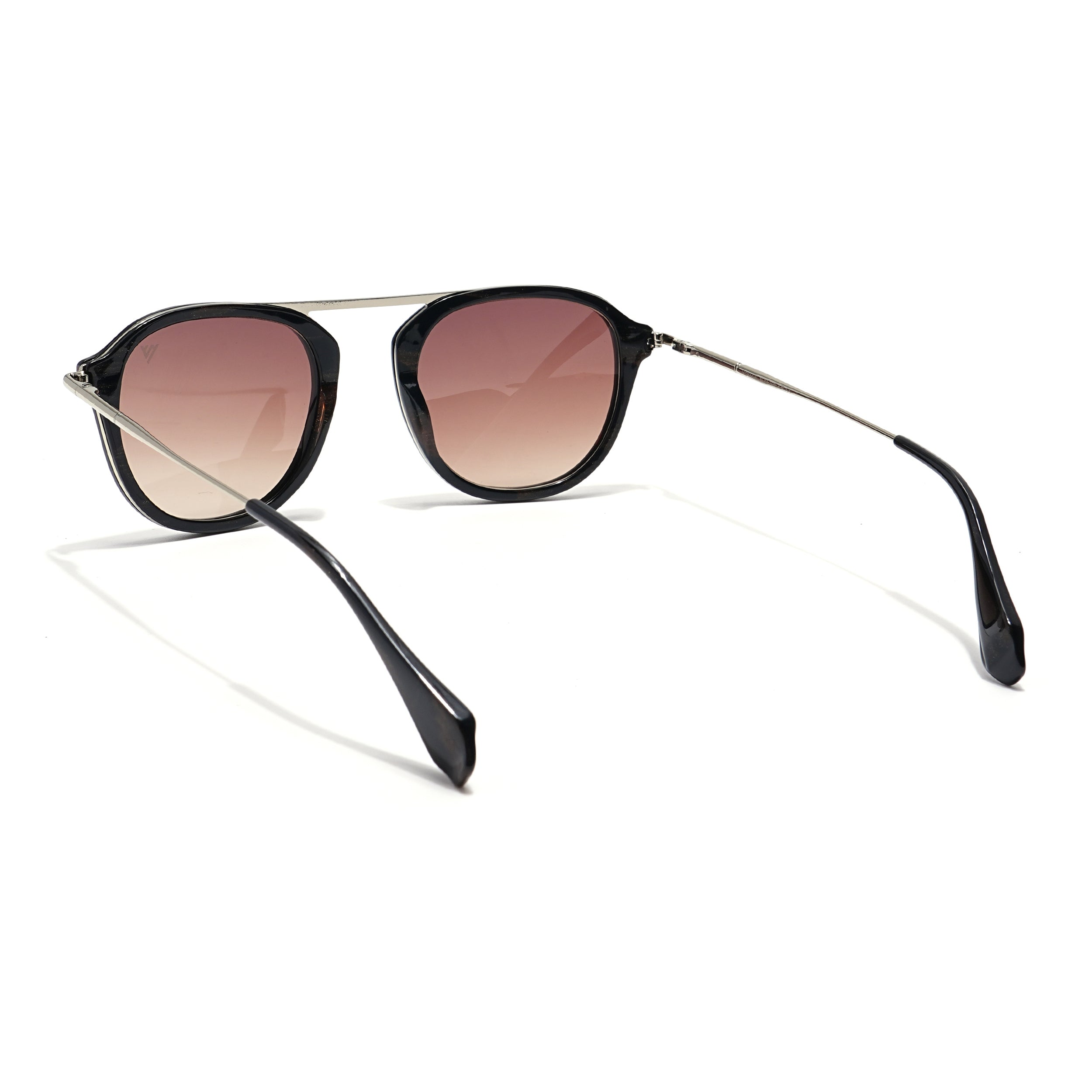 Voyage Select Wayfarer Sunglasses (Brown & Clear Lens | Black & Brown Frame - SLMG6117)