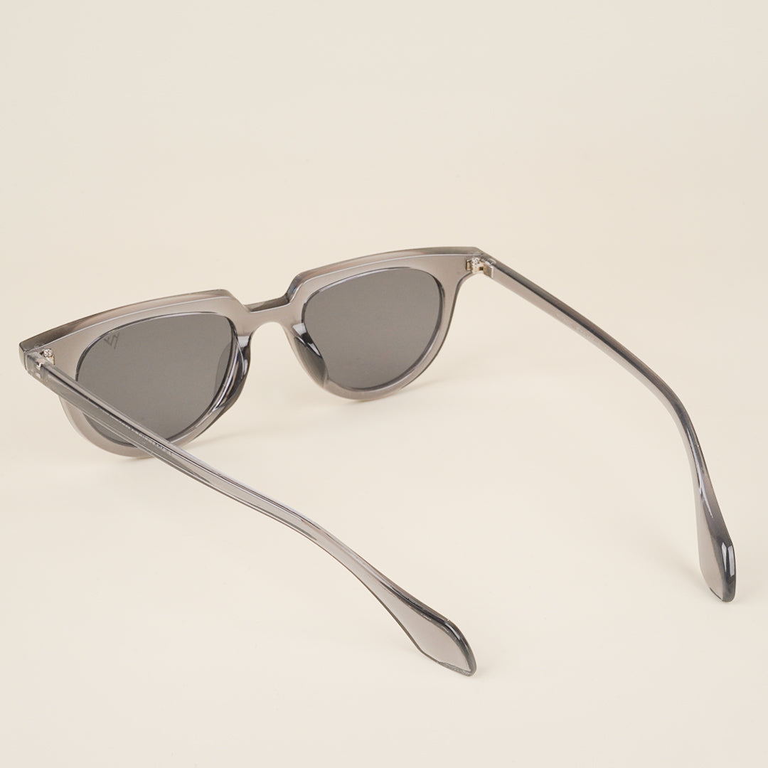 Voyage Grey Oval Sunglasses for Men & Women (3681MG4093)