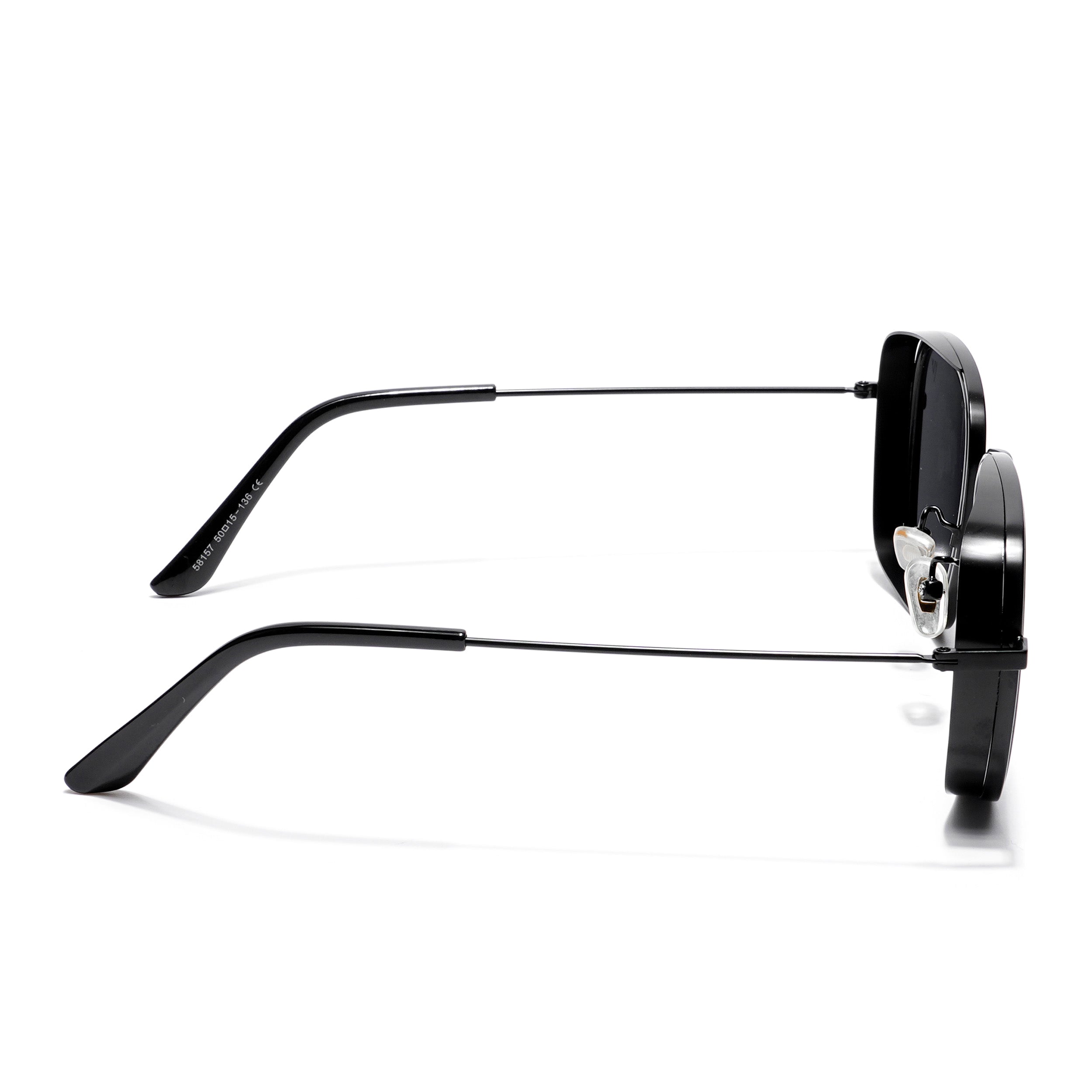 Rogue | Retro Square Black Sunglasses MG2968