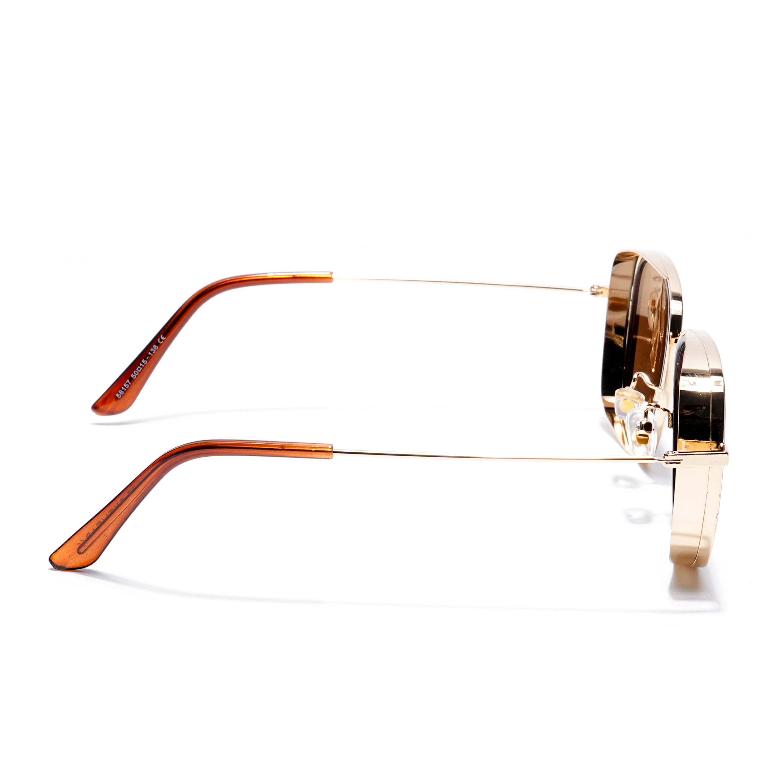 Rogue | Retro Square Brown Sunglasses MG2969