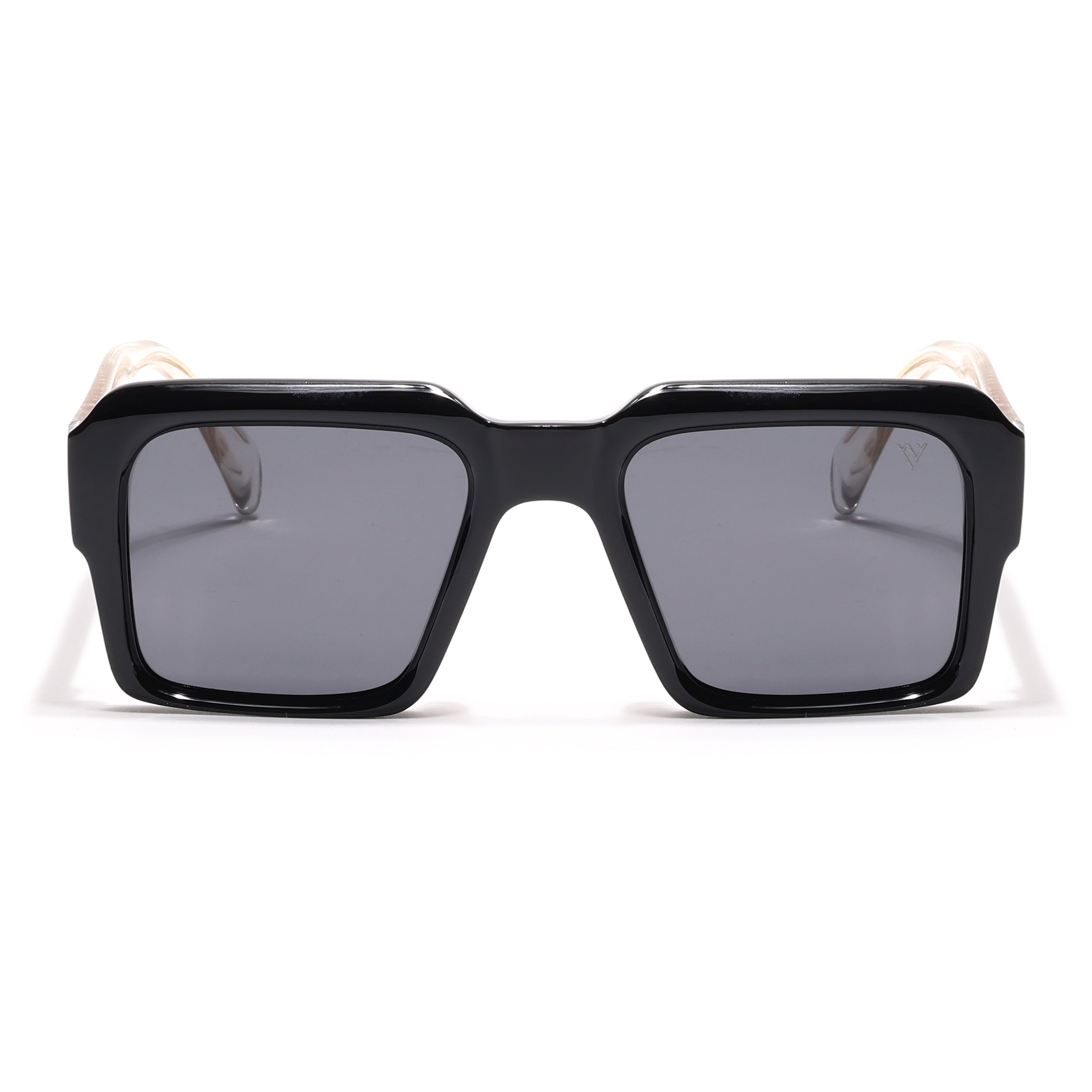 Flux | Shine Black Polarized Wayfarer Sunglasses - PMG4750
