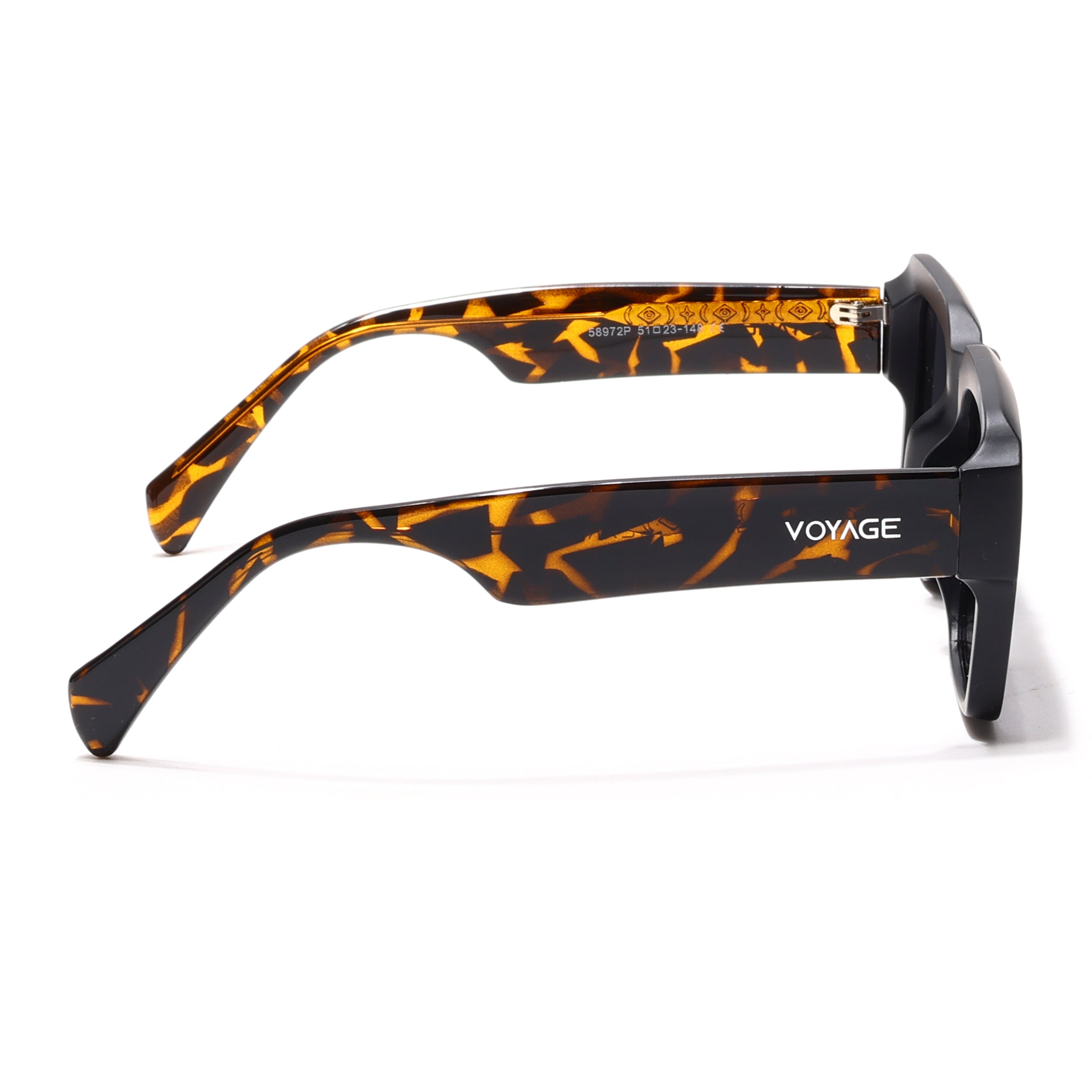 Flux | Matte Black Polarized Wayfarer Sunglasses - PMG4751