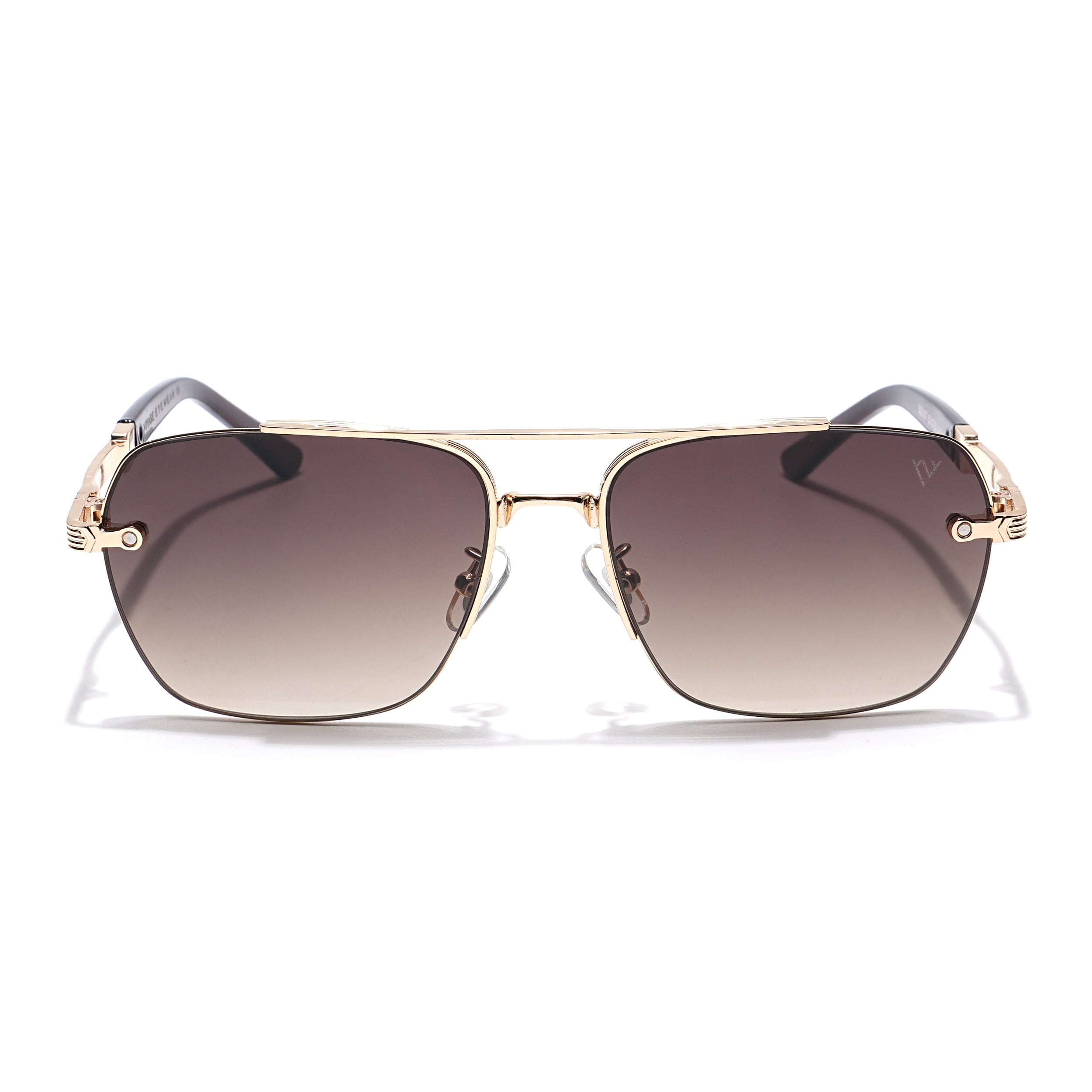 Wayfarer Sunglasses (Olive & Clear Lens | Golden Frame - MG6029)