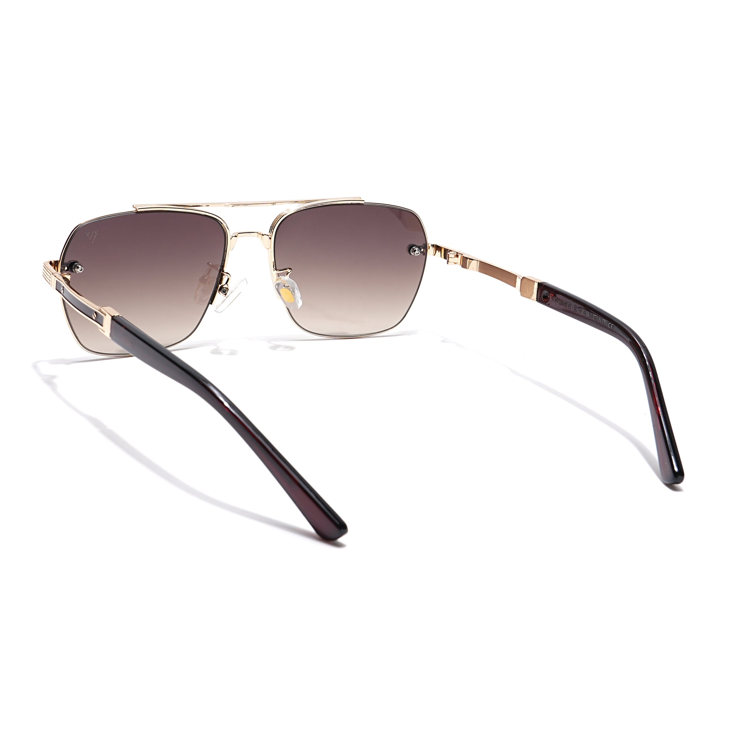 Wayfarer Sunglasses (Olive & Clear Lens | Golden Frame - MG6029)