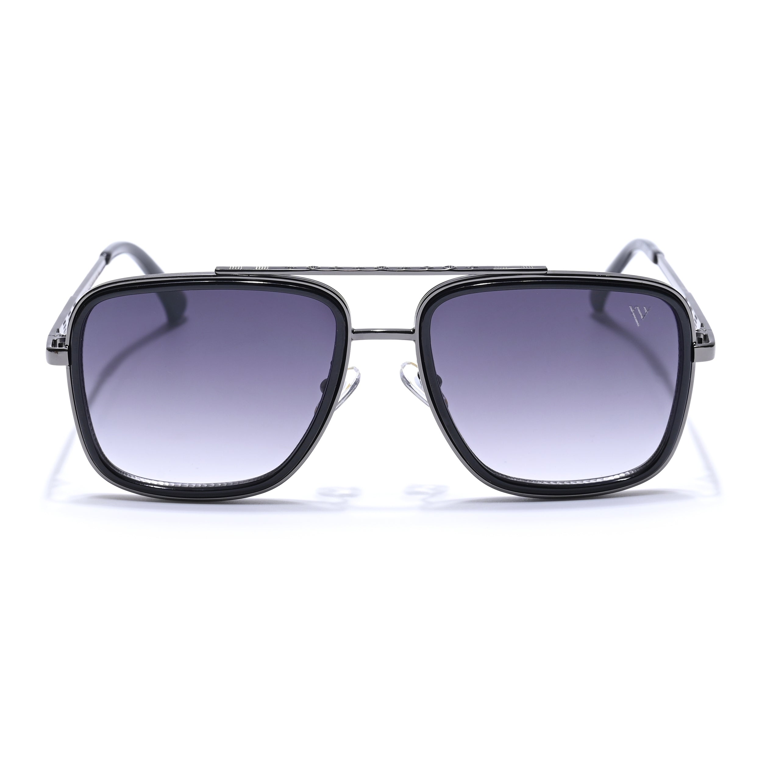 Alpha | Grey Wayfarer Sunglasses | Olive Lens - MG6735