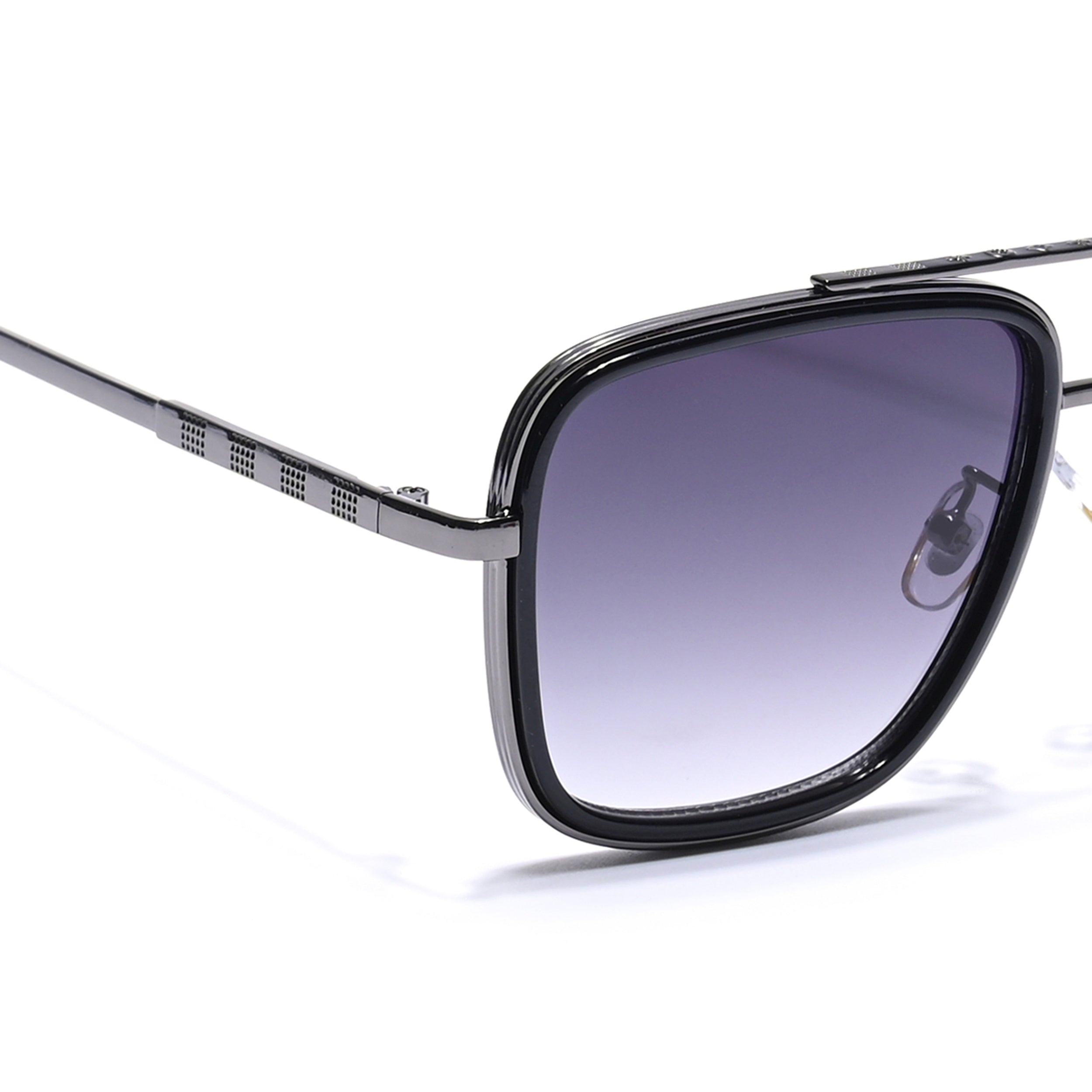 Alpha | Grey Wayfarer Sunglasses | Olive Lens - MG6735