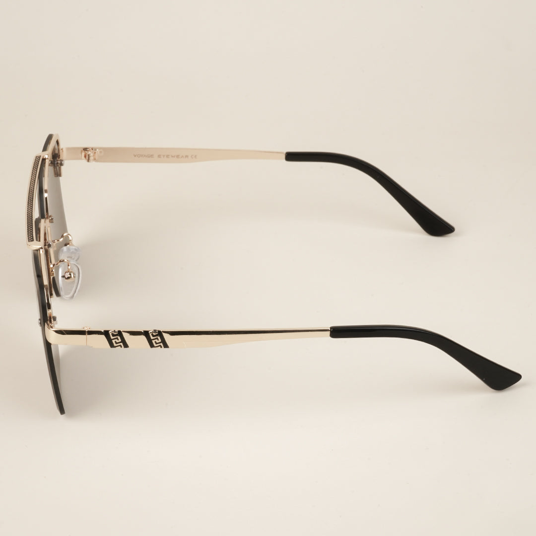 Voyage Black Wayfarer Sunglasses for Men & Women - MG4159