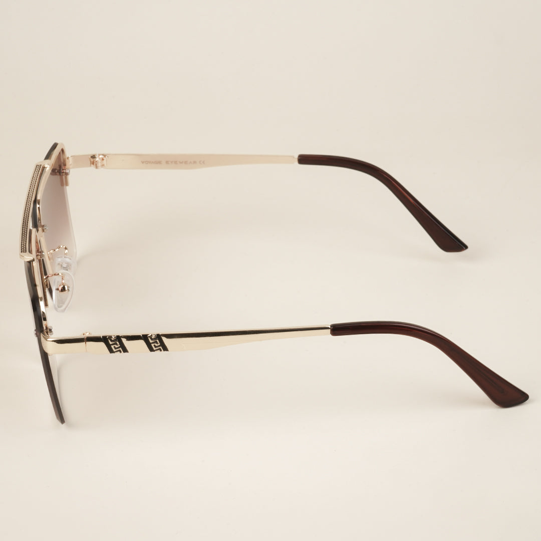 Voyage Brown & Clear Wayfarer Sunglasses for Men & Women - MG4161