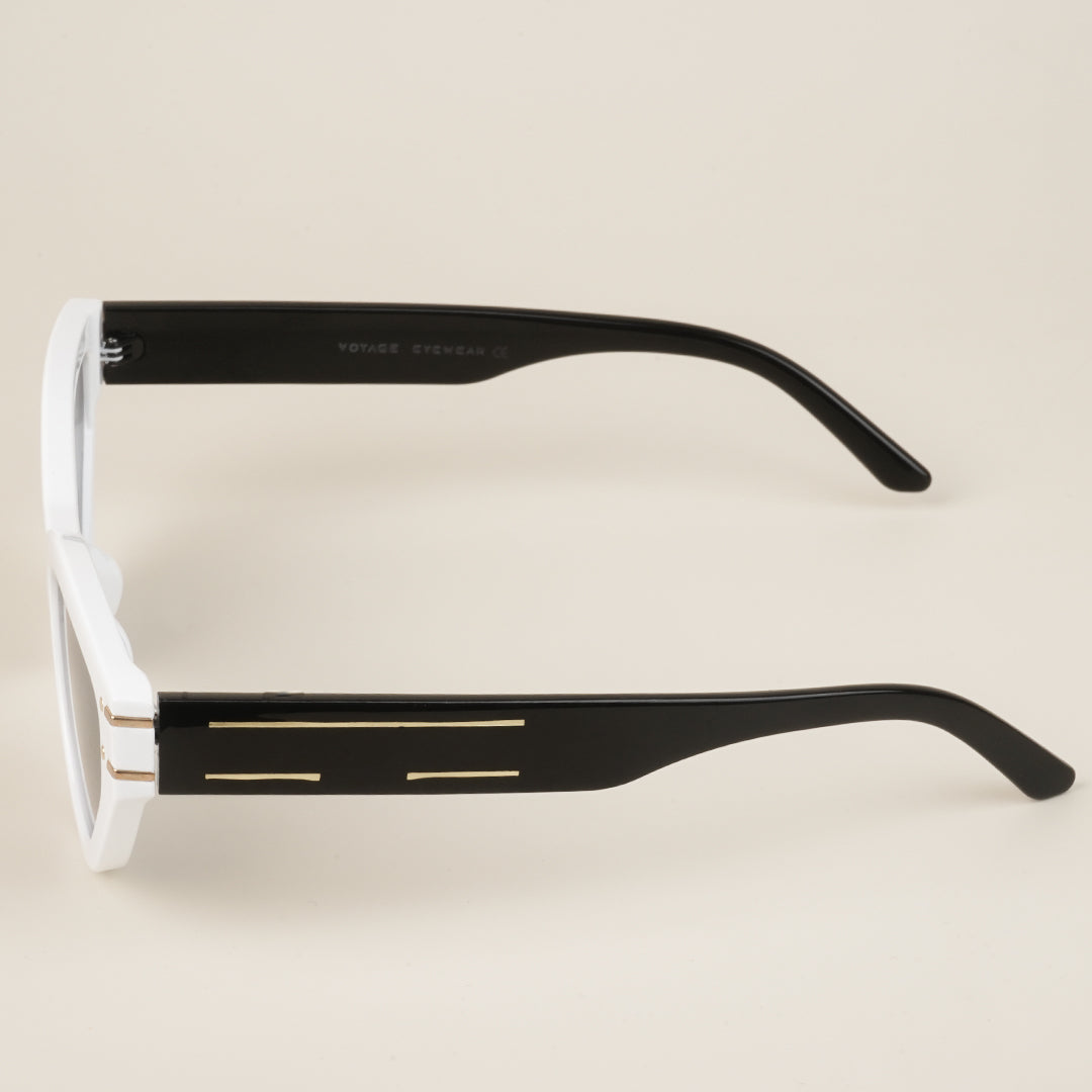 Voyage Black Cateye Sunglasses for Women - MG4174