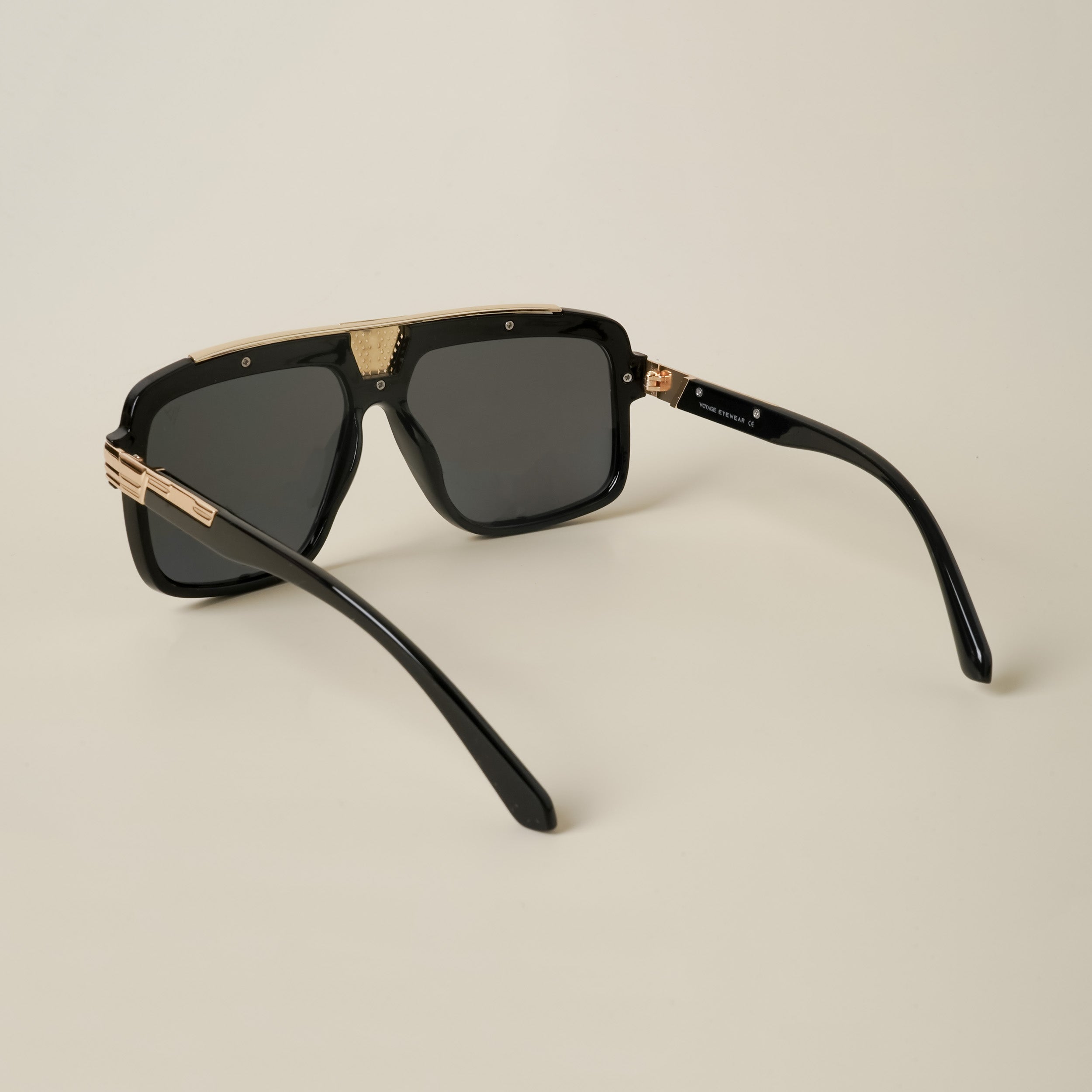 Voyage Black Over Size Sunglasses for Women - MG4763