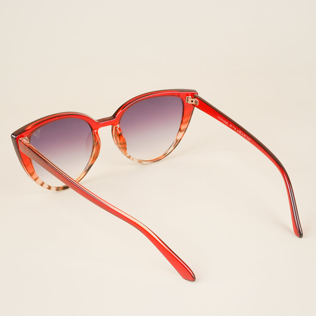 Voyage Violet & Clear Cateye Sunglasses for Women (9190MG4106)