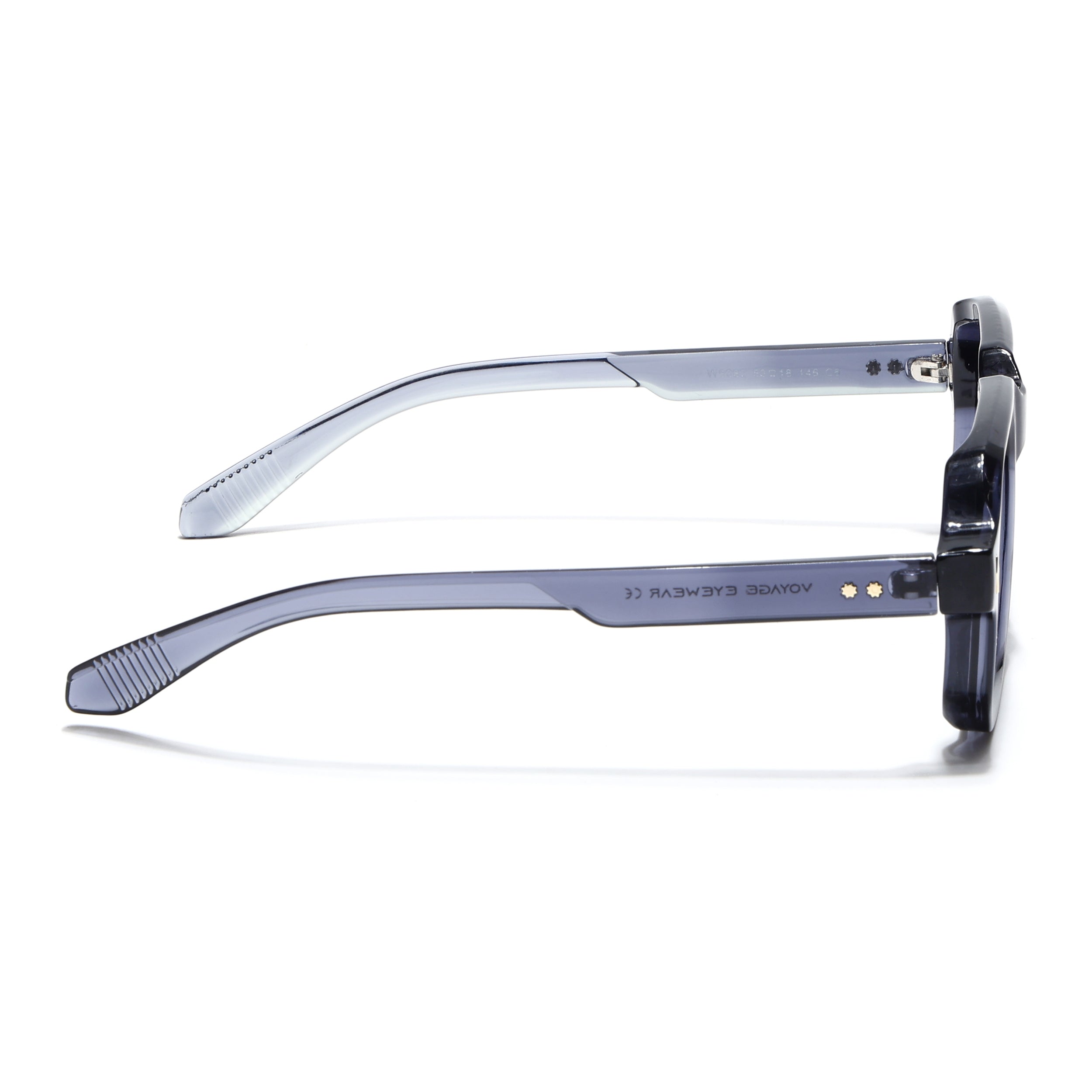 Wayfarer Sunglasses for Men & Women (Blue Lens | Blue Frame - MG7664)