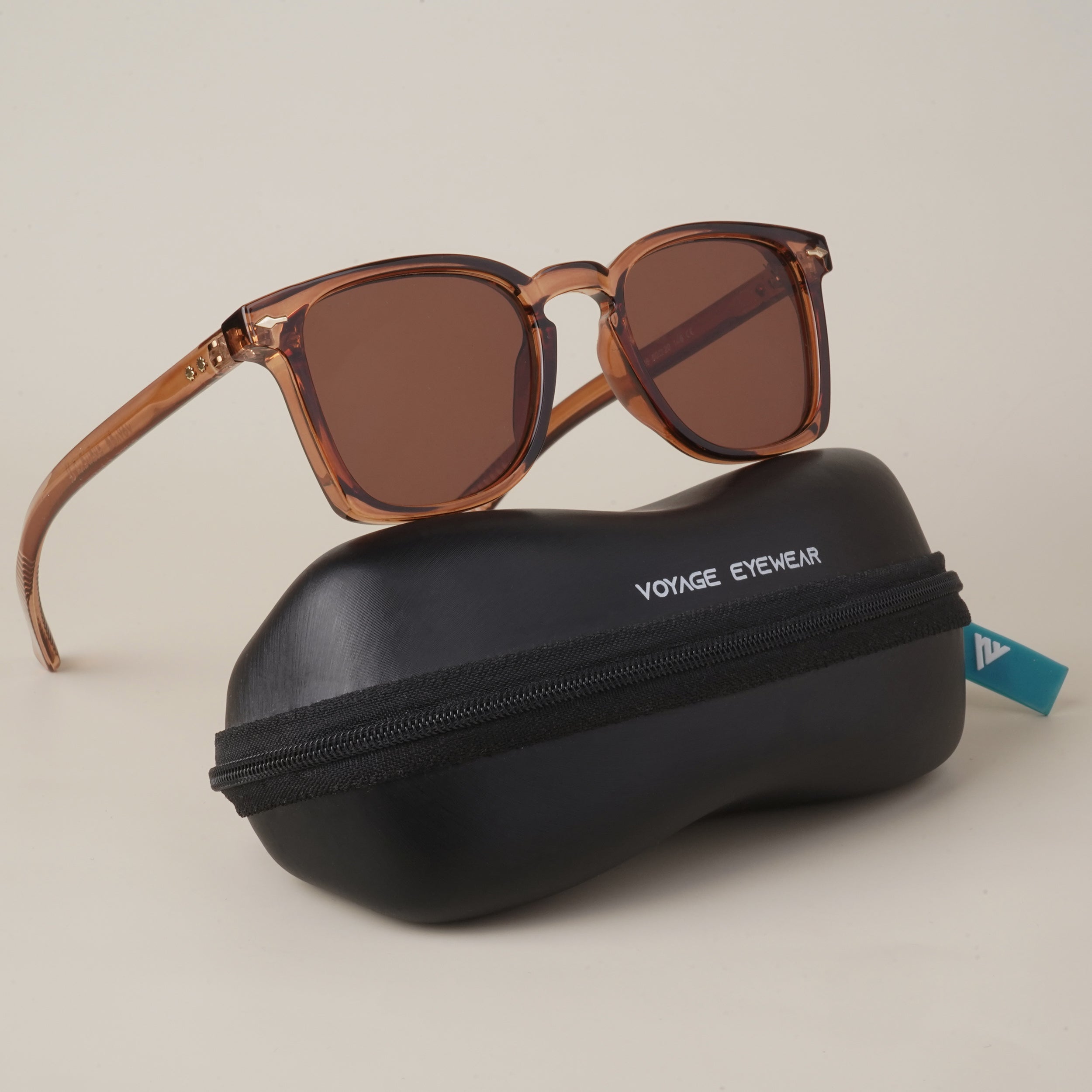 Voyage Brown Wayfarer Sunglasses (65026MG3829)