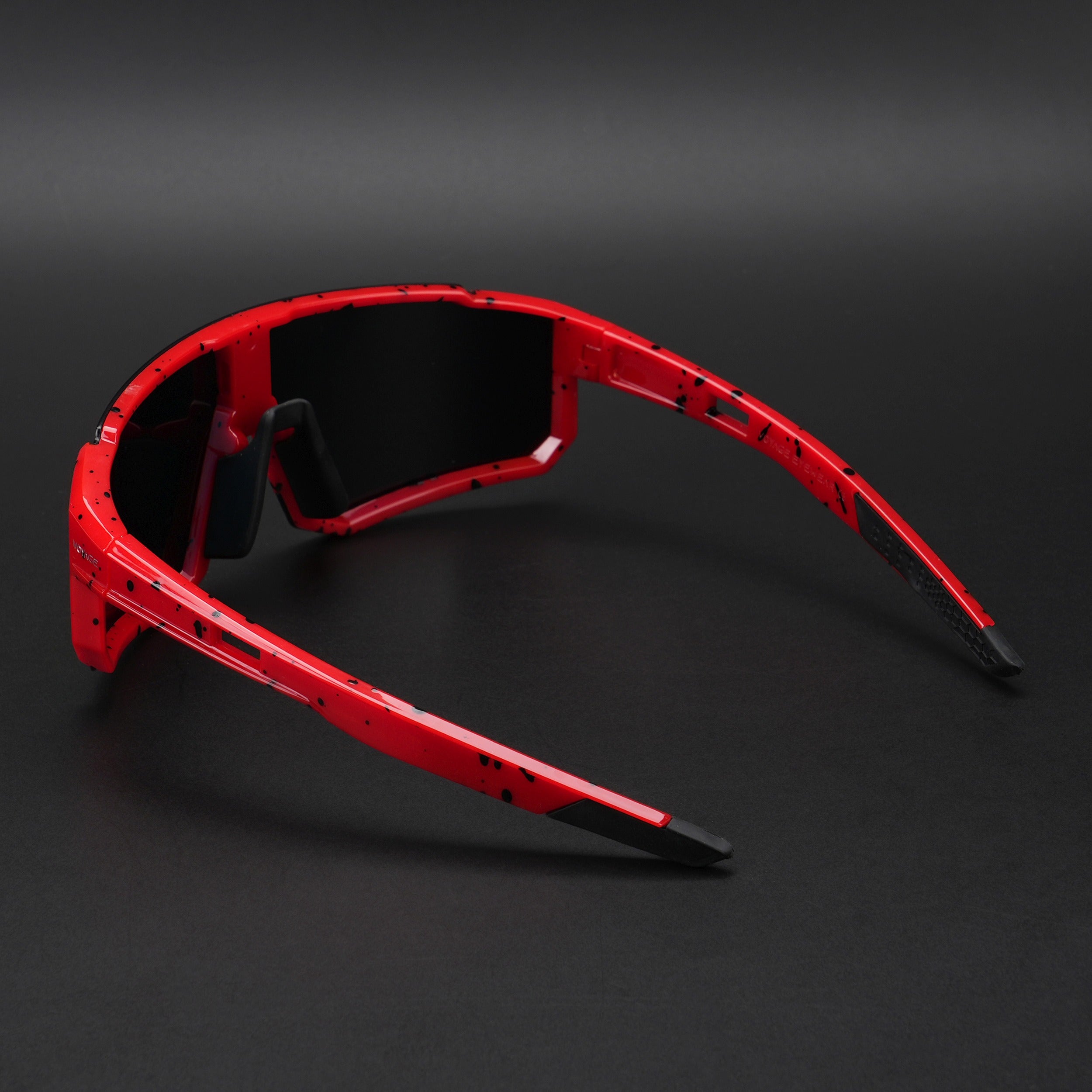 Drift Polarized Sunglasses (Multicolor Lens | Red Frame - PMG5598)