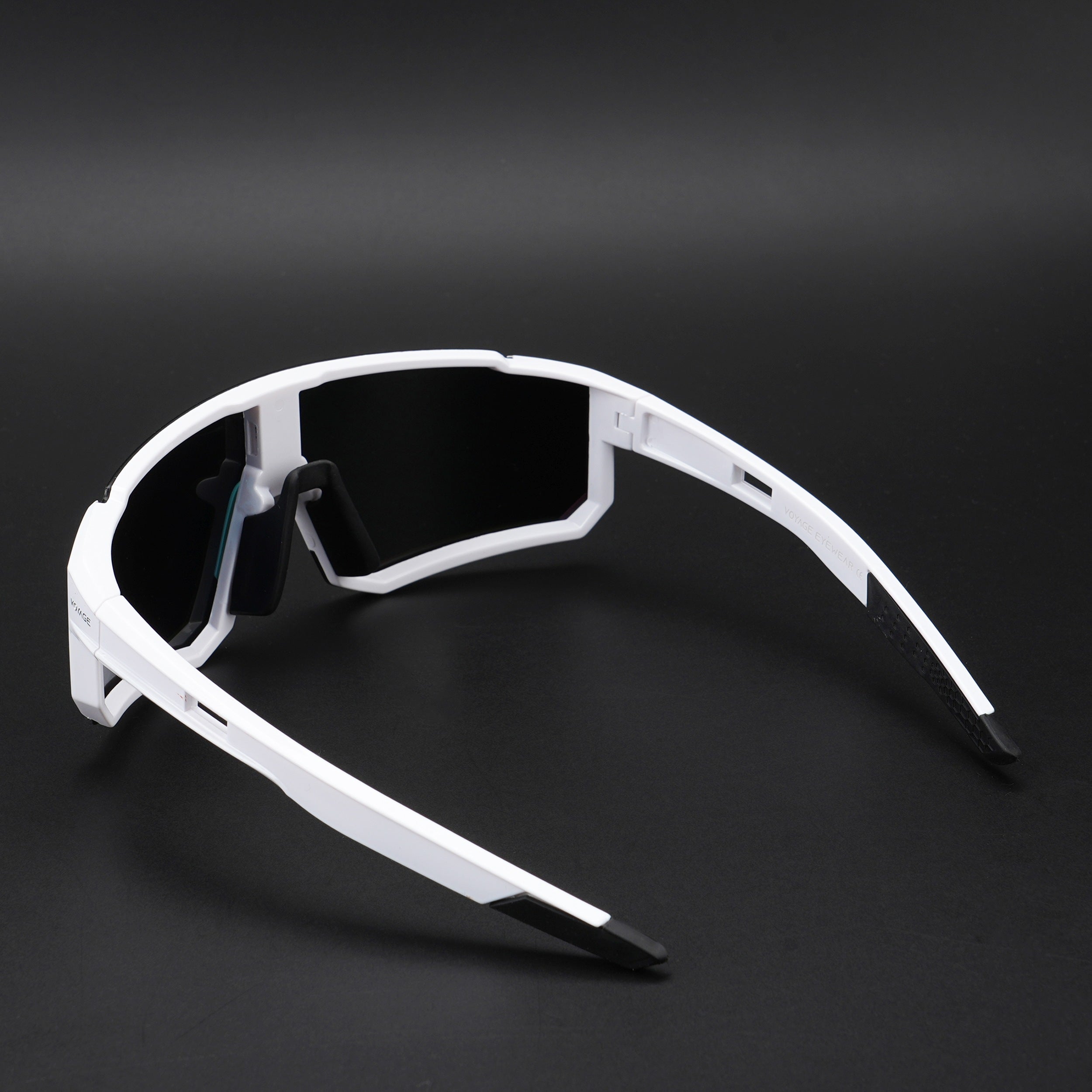 Drift Polarized Sunglasses (Multicolor Lens | White Frame - PMG5599)