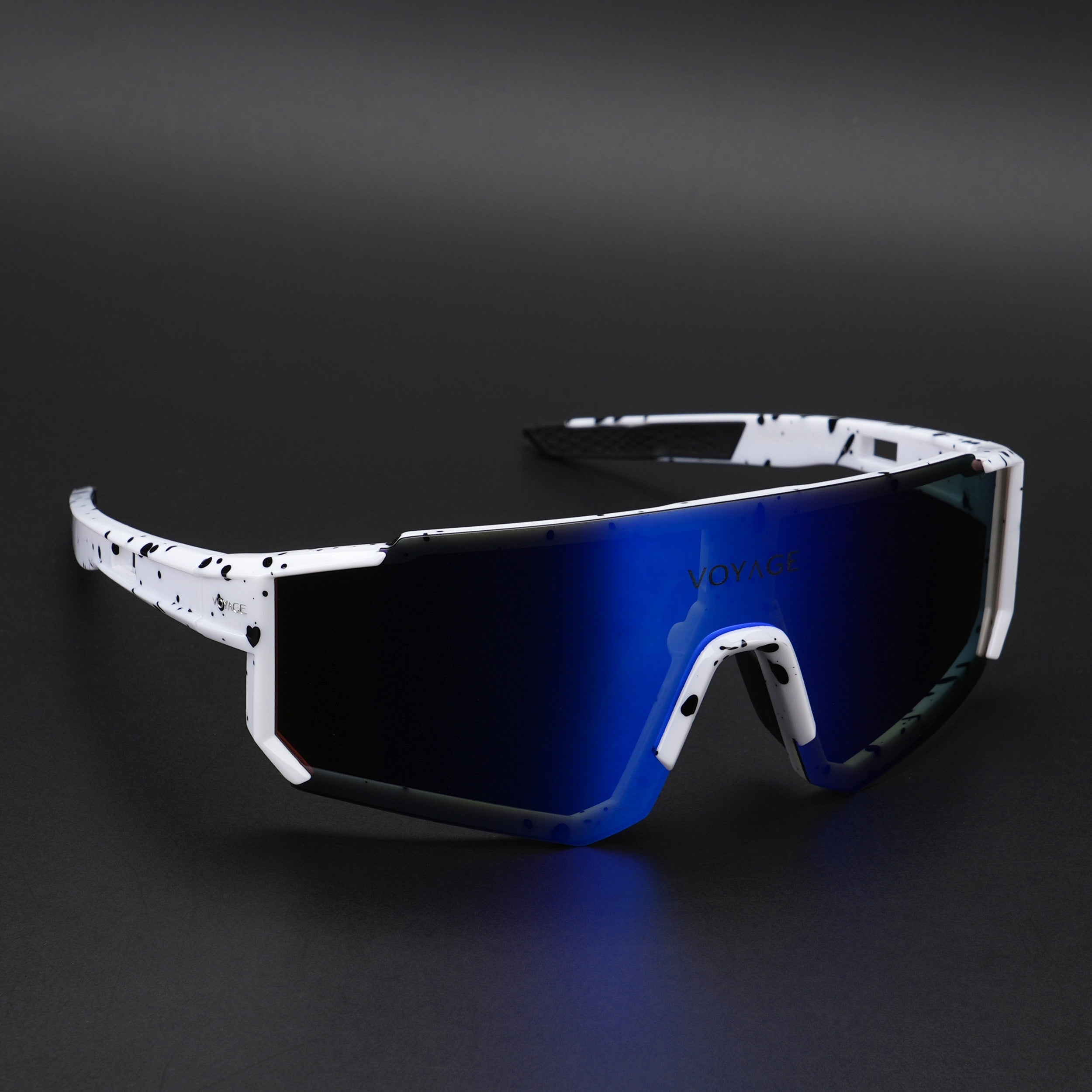 Drift Polarized Sunglasses (Blue Lens | White Frame - PMG5600)
