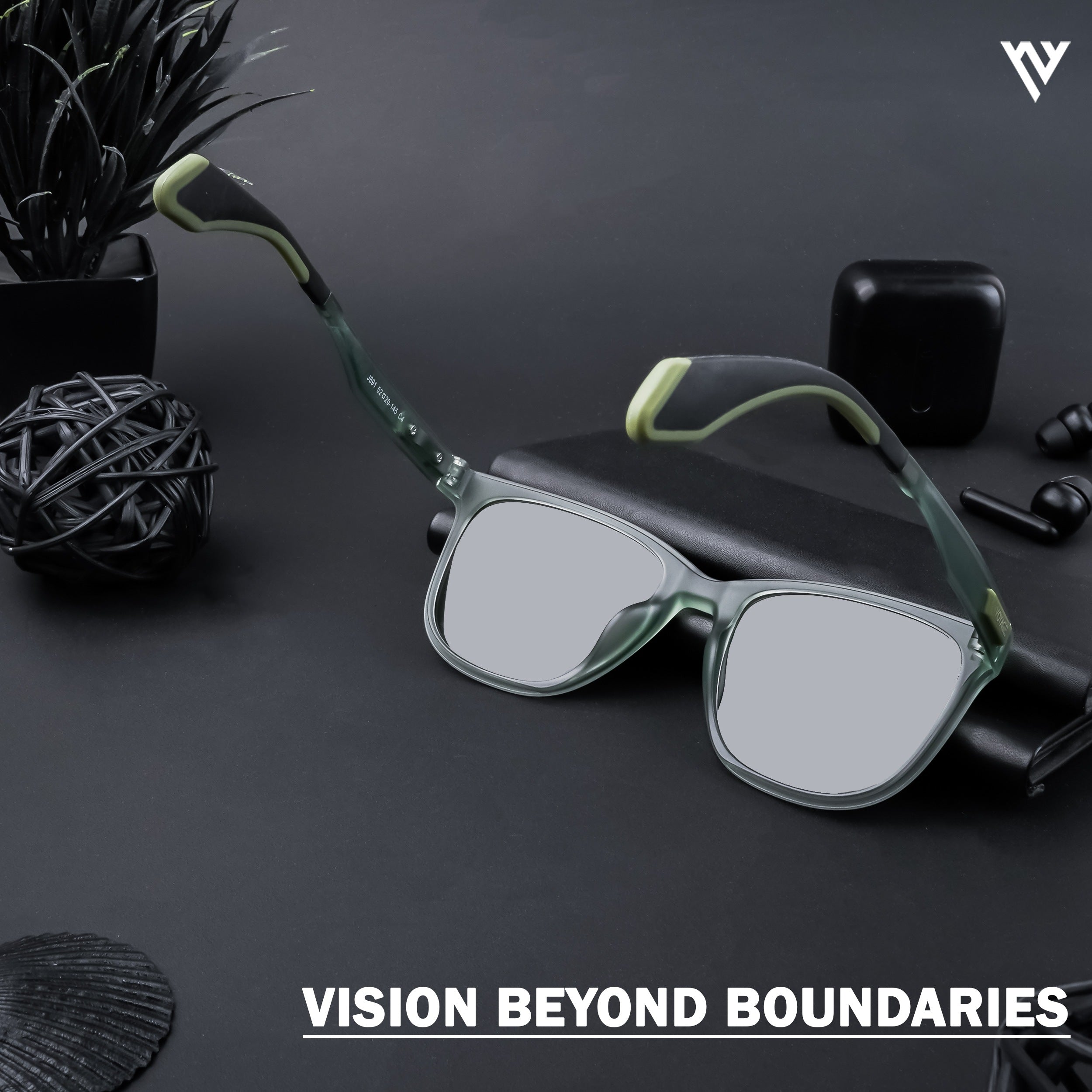 Voyage Exclusive Green Polarized Wayfarer Sunglasses for Men & Women (891PMG4468)