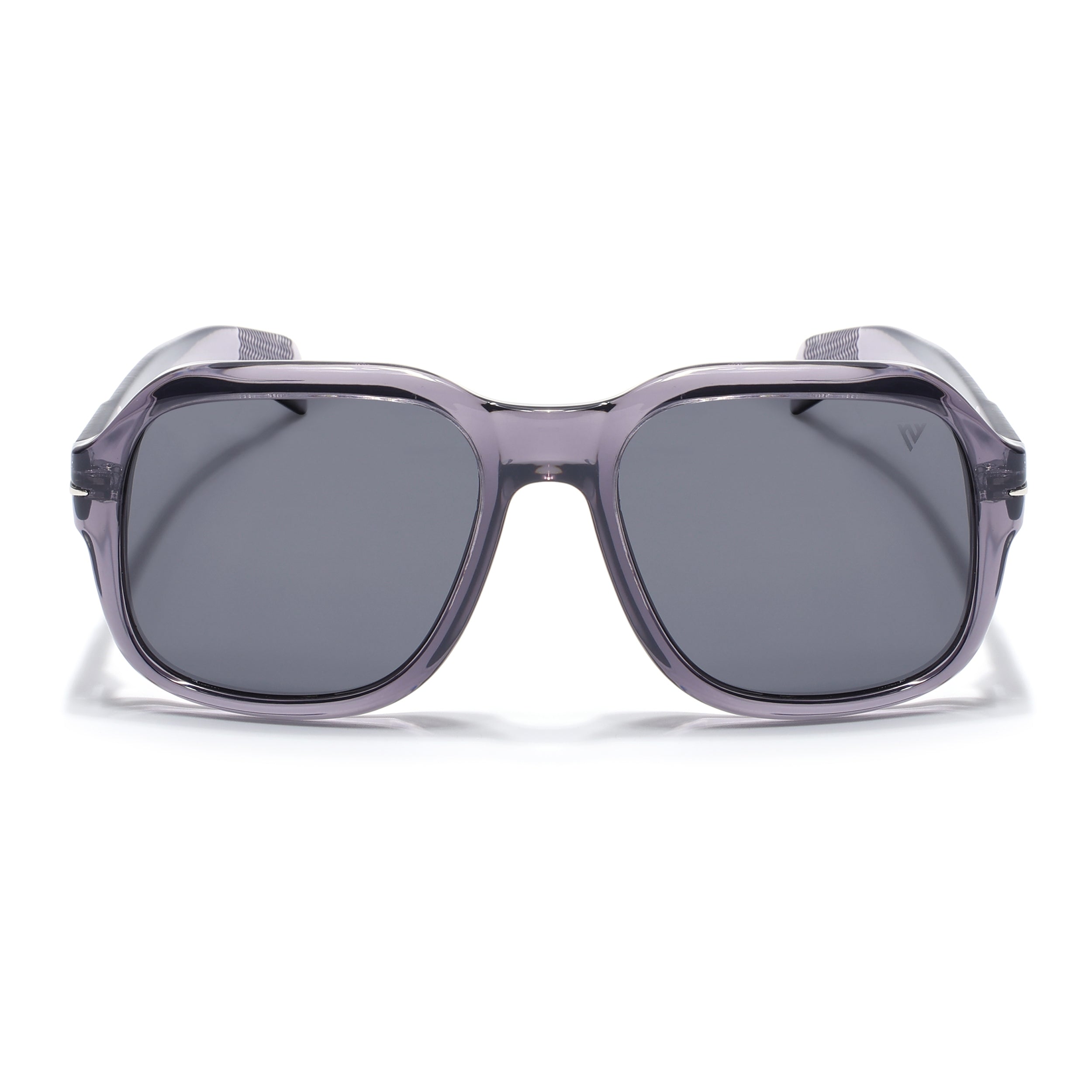 Wayfarer Polarized Sunglasses (Black Lens | Purple Frame - PMG4990)