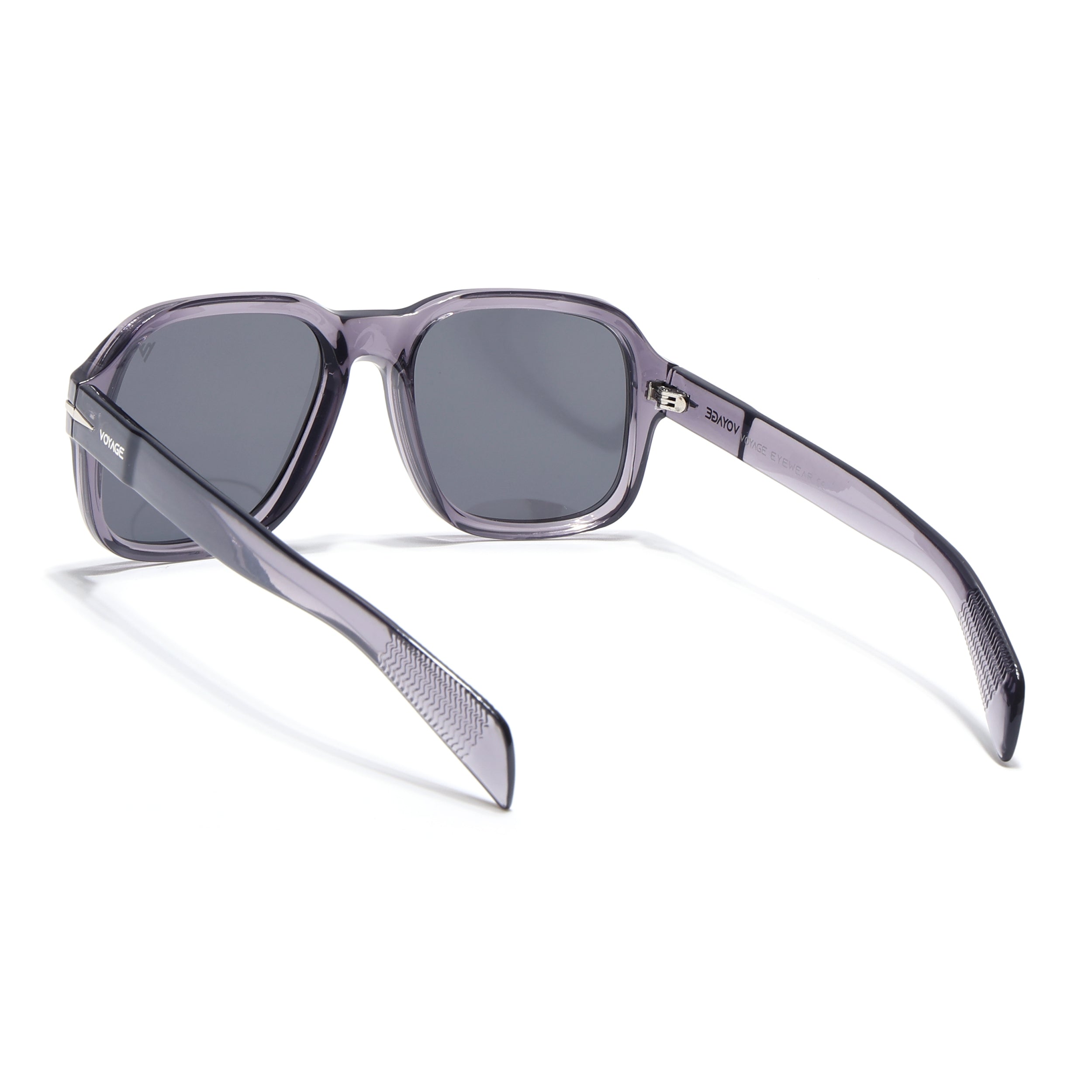Wayfarer Polarized Sunglasses (Black Lens | Purple Frame - PMG4990)