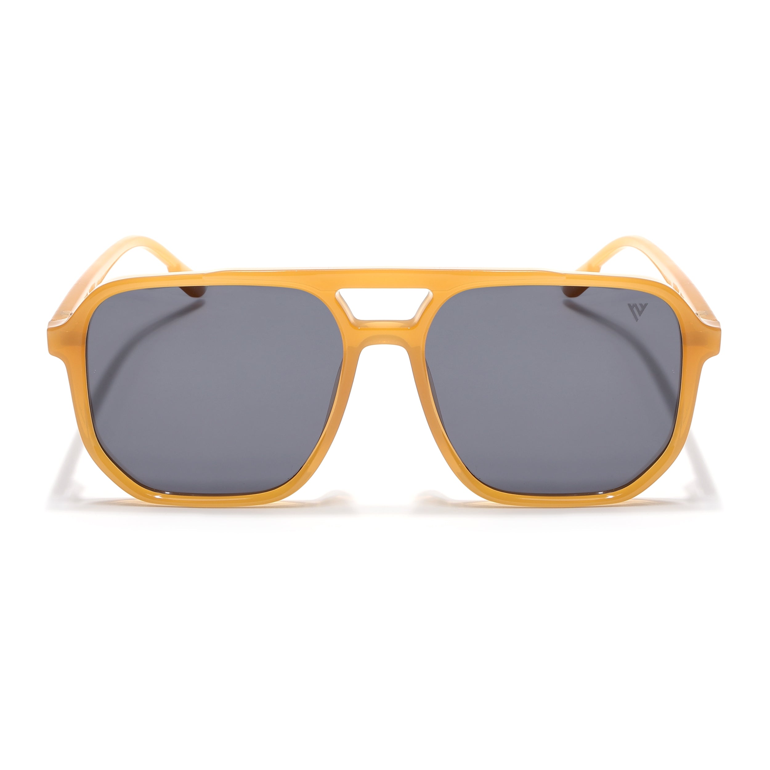 Wayfarer Polarized Sunglasses (Black Lens | Orange Frame - PMG5000)