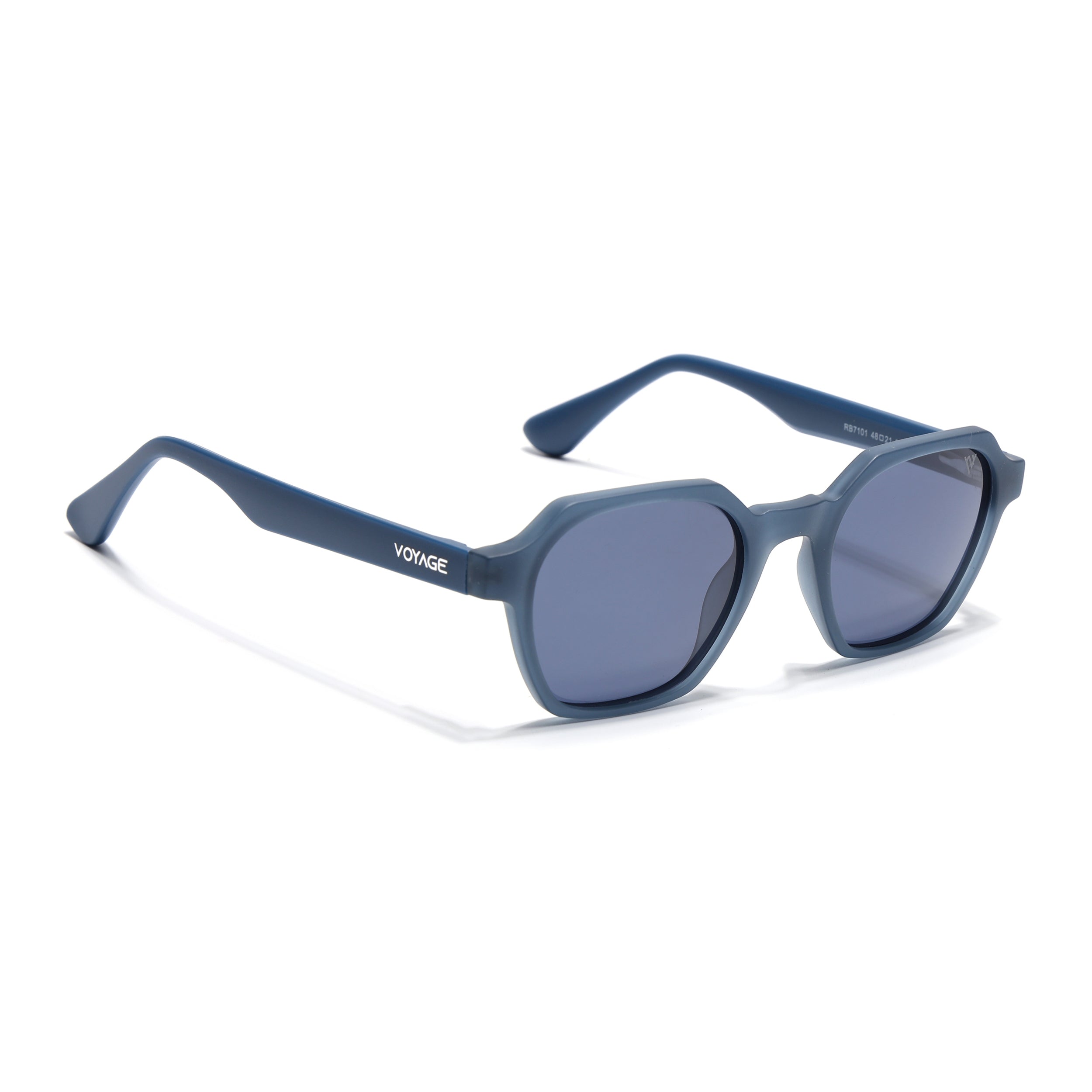 Prizm | Blue Hexagonal Polarized Sunglasses | Grey Lens - PMG7285