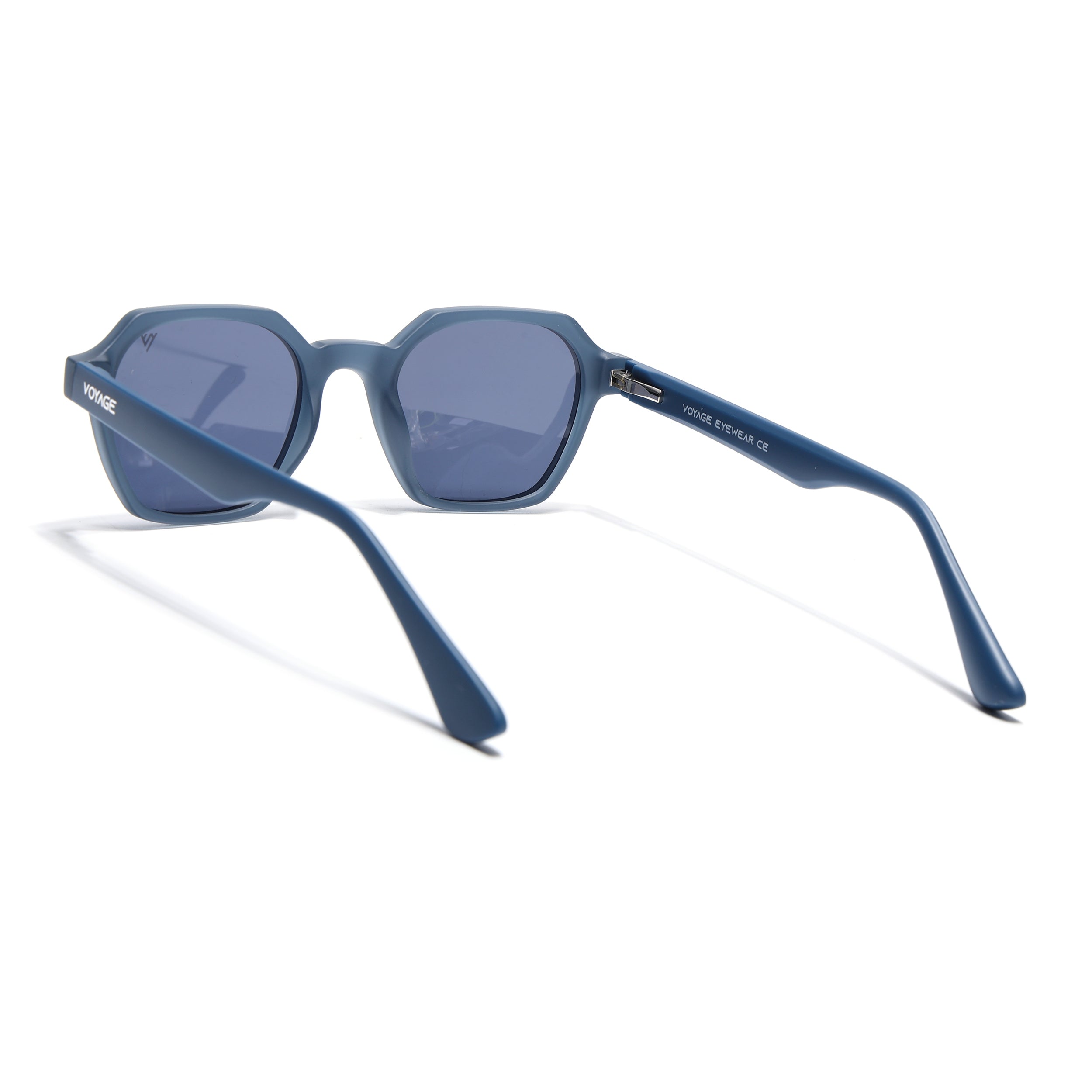 Prizm | Blue Hexagonal Polarized Sunglasses | Grey Lens - PMG7285