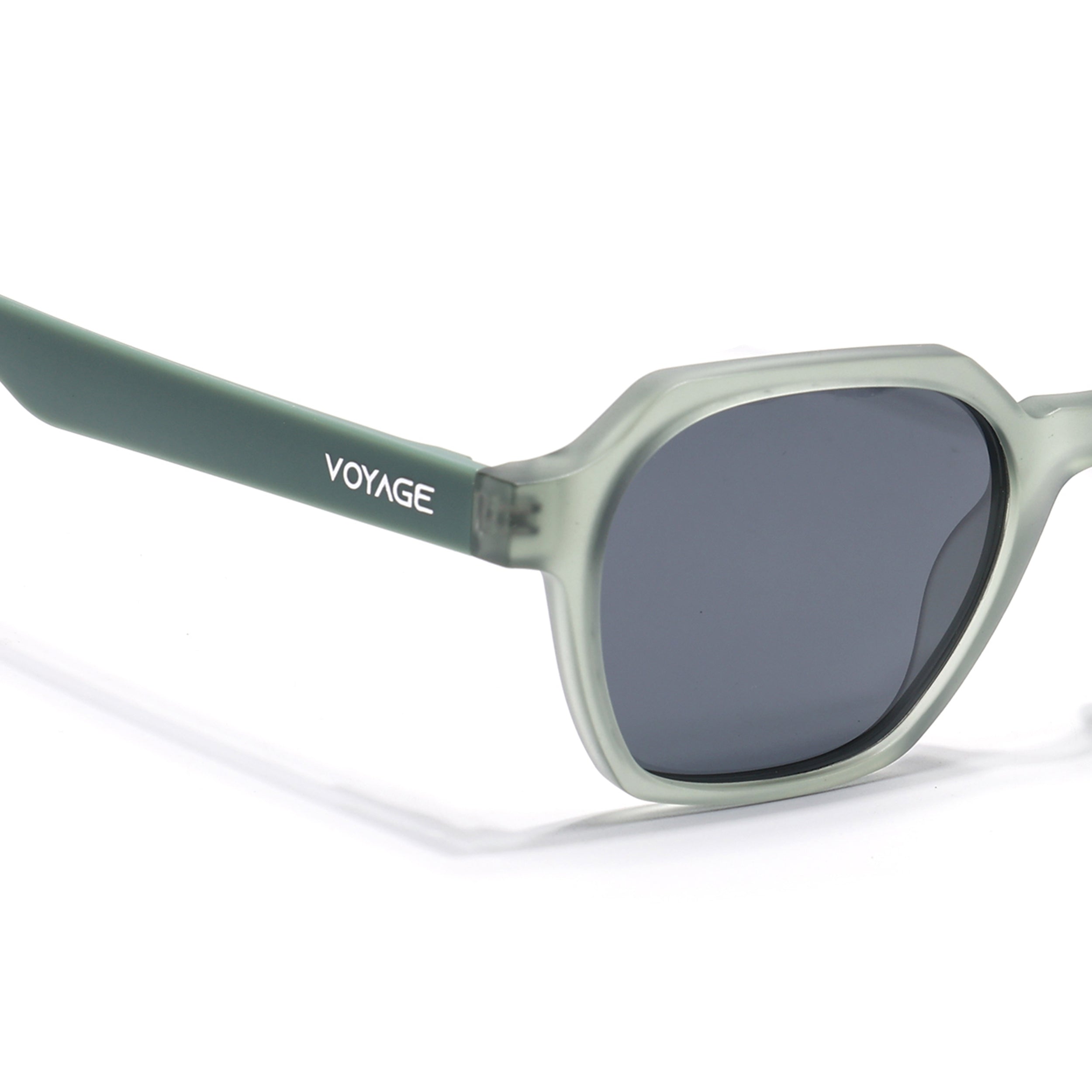 Prizm | Green Hexagonal Polarized Sunglasses | Black Lens - PMG7287