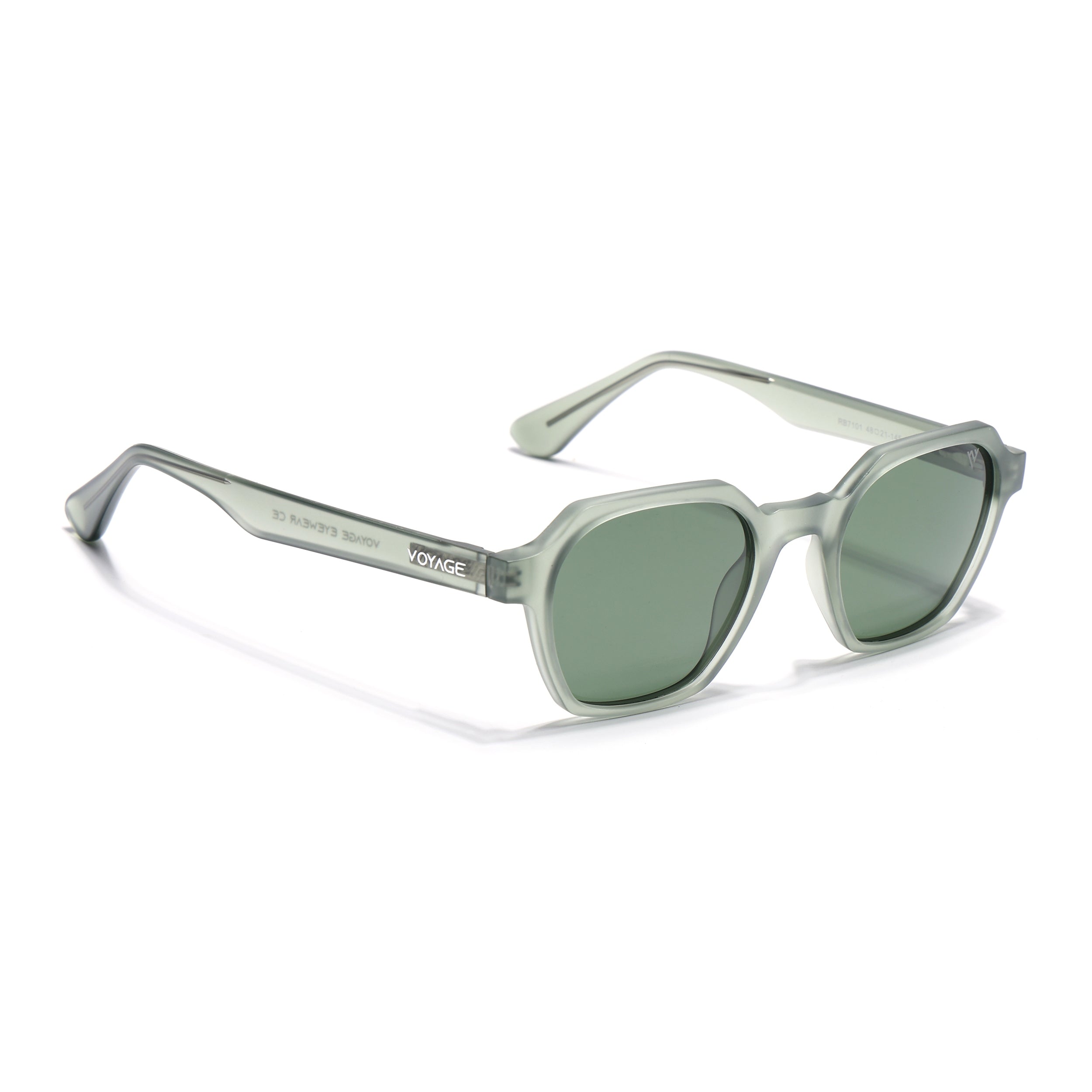 Prizm | Green Hexagonal Polarized Sunglasses | Green Lens - PMG7288