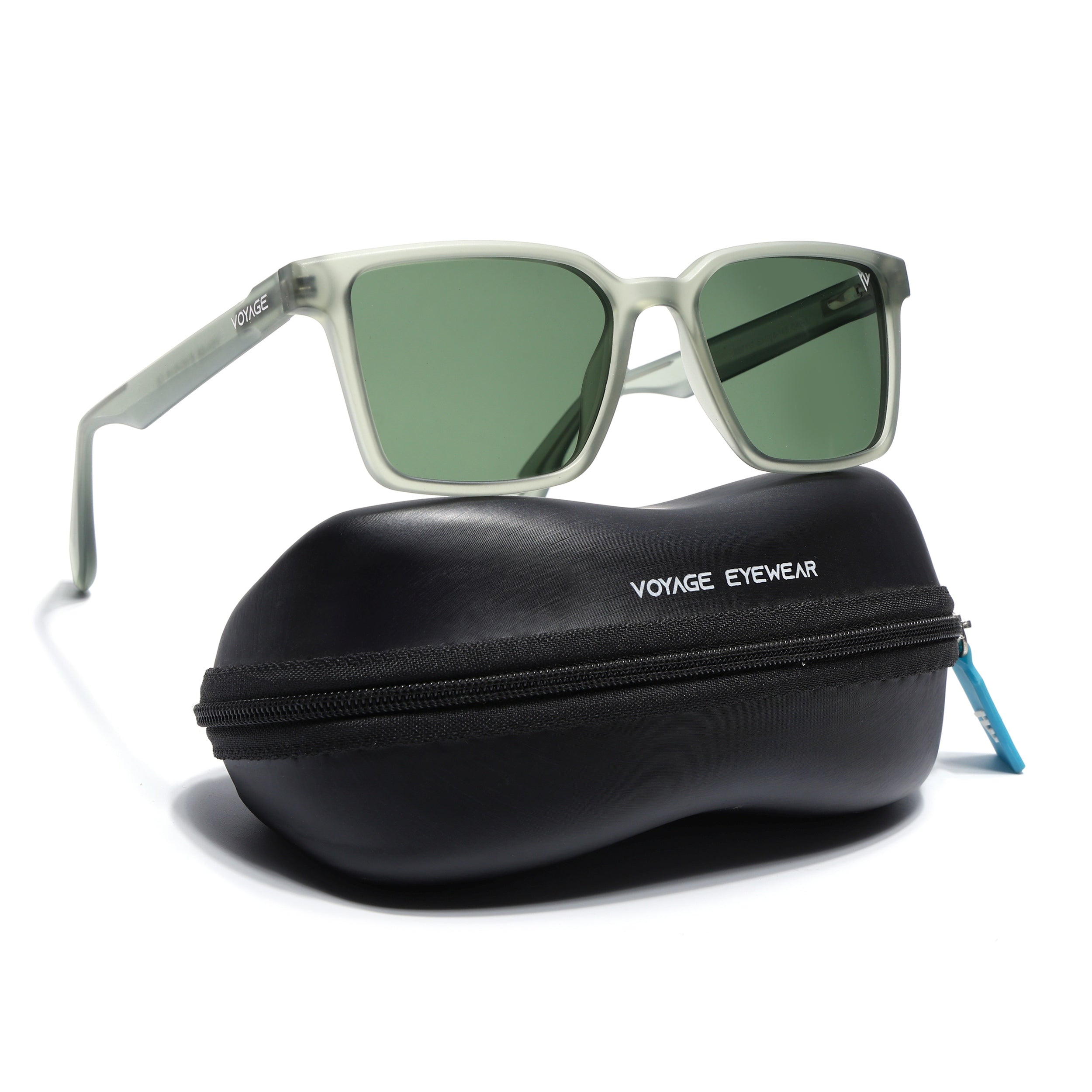 Prizm | Green Square Polarized Sunglasses | Green Lens - PMG7297