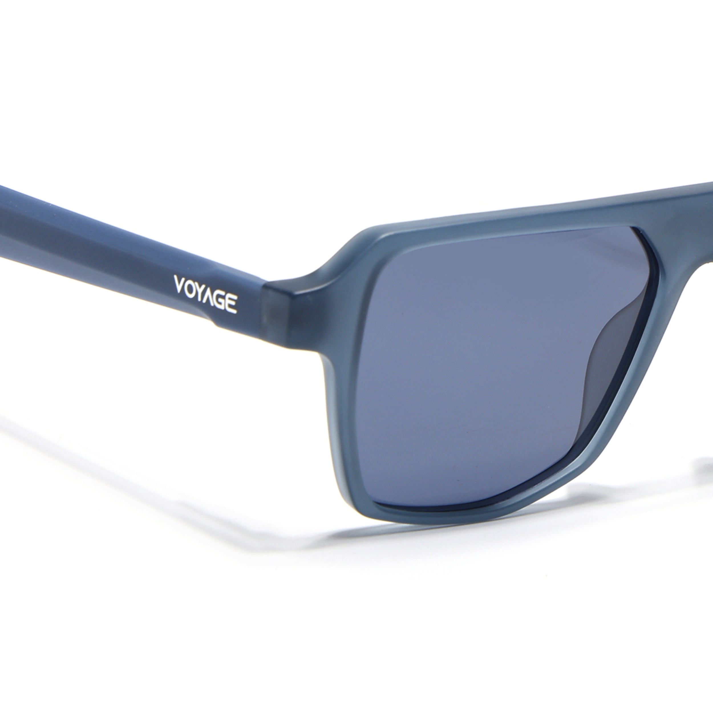 Prizm | Blue Wayfarer Polarized Sunglasses | Grey Lens - PMG7276