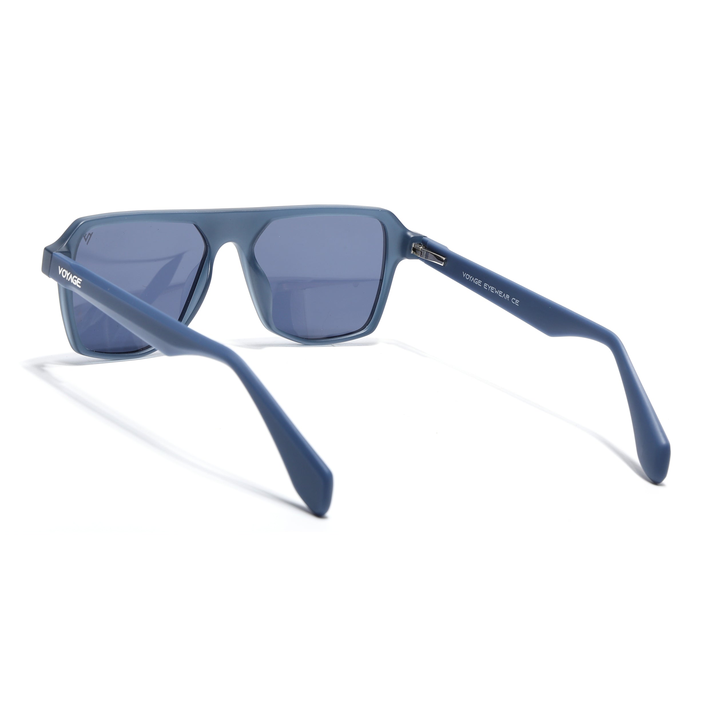 Prizm | Blue Wayfarer Polarized Sunglasses | Grey Lens - PMG7276