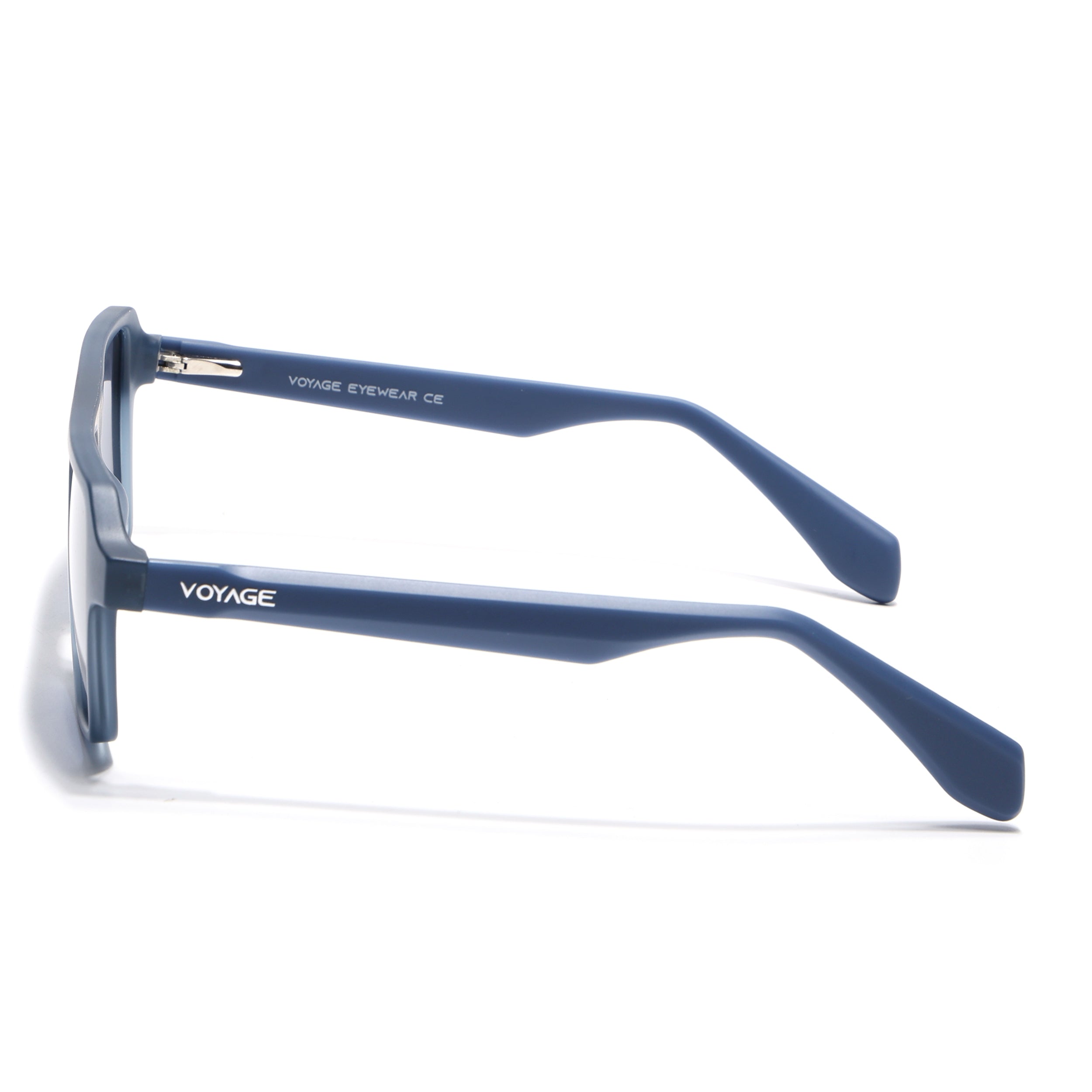 Prizm | Blue Wayfarer Polarized Sunglasses | Grey Lens - PMG7276