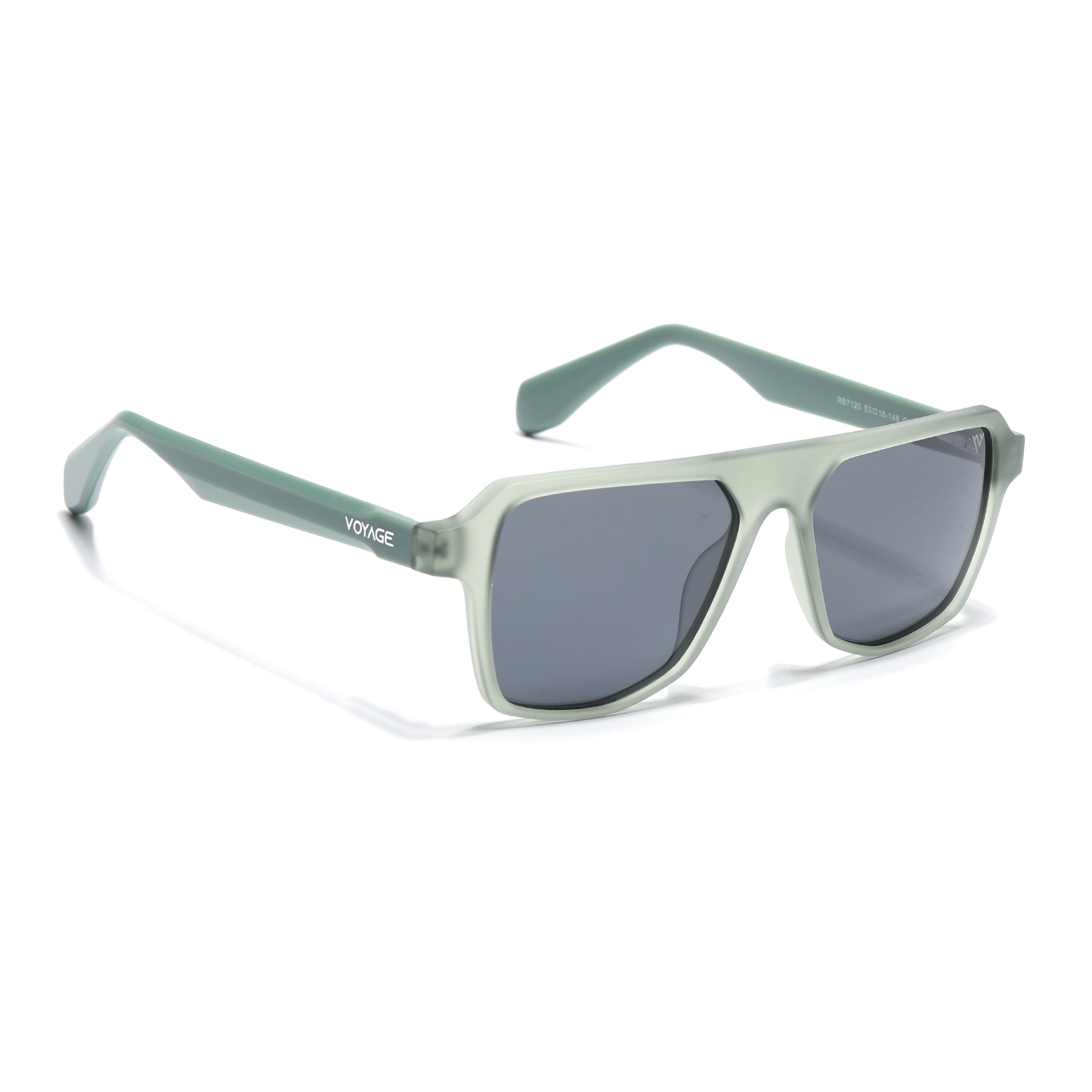 Prizm | Green Wayfarer Polarized Sunglasses | Black Lens - PMG7278