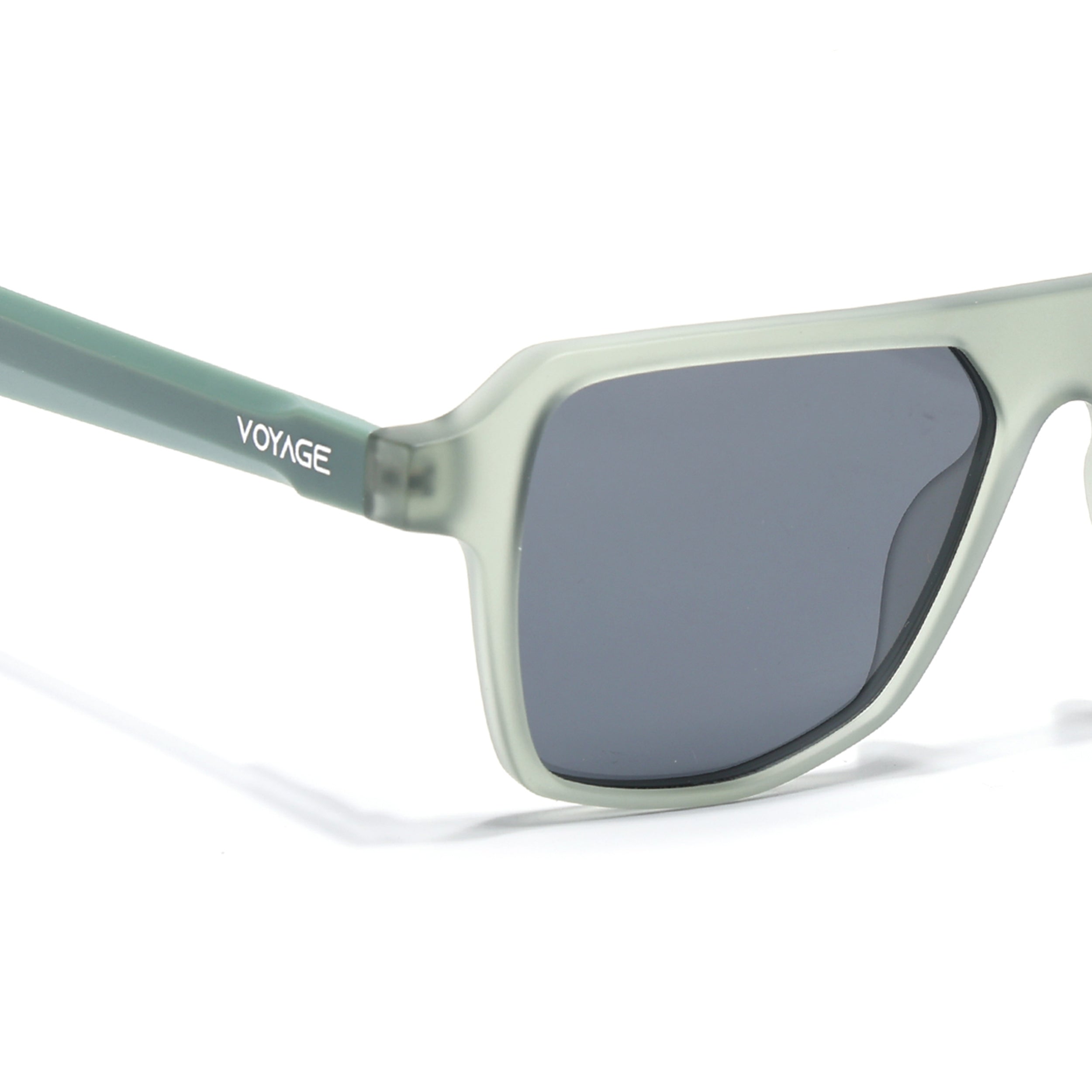Prizm | Green Wayfarer Polarized Sunglasses | Black Lens - PMG7278