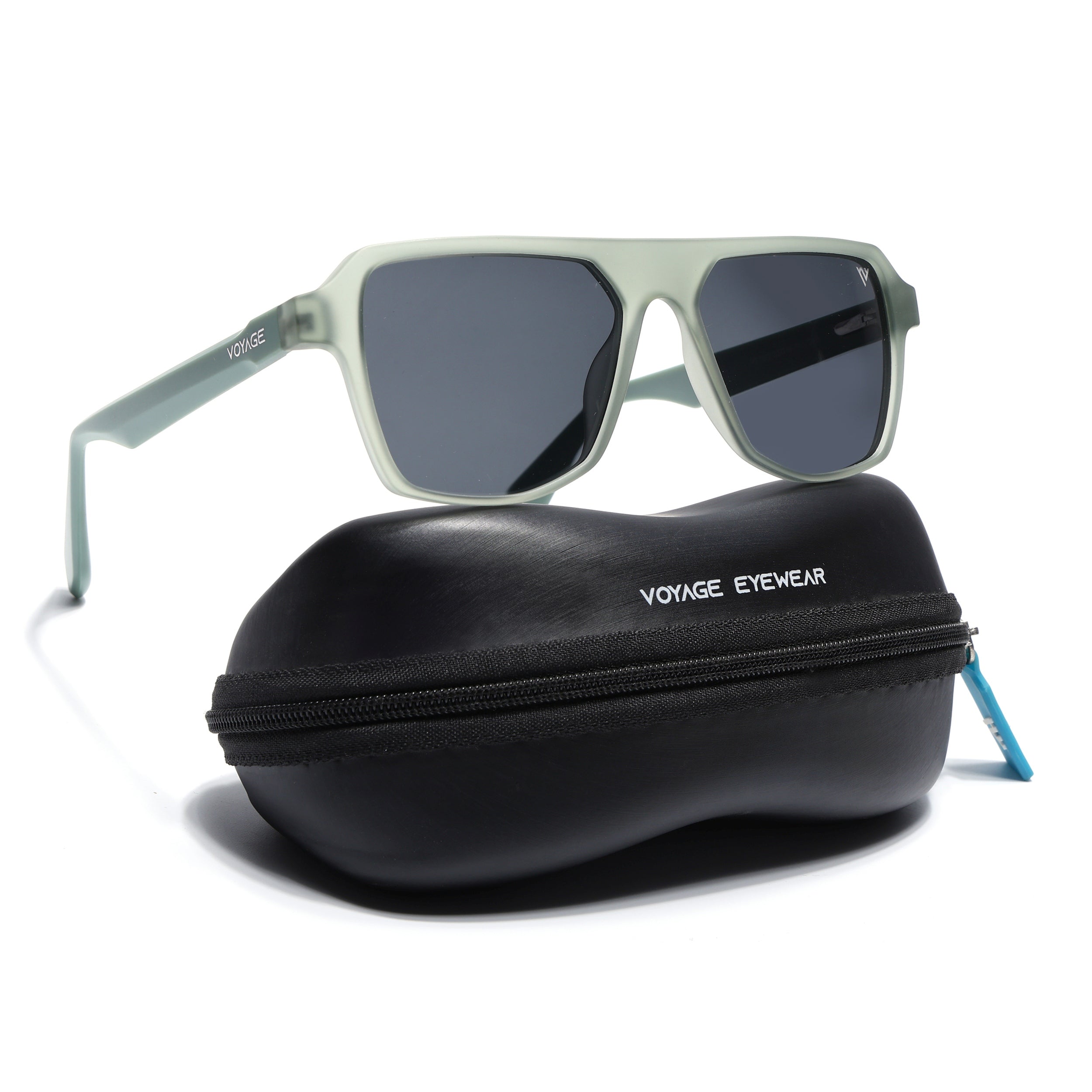 Prizm | Green Wayfarer Polarized Sunglasses | Black Lens - PMG7278