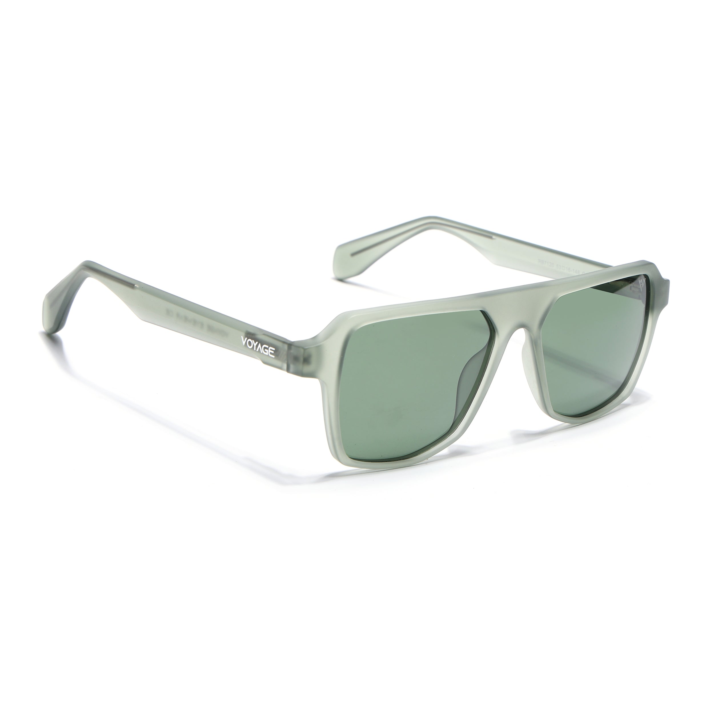 Prizm | Green Wayfarer Polarized Sunglasses | Green Lens - PMG7279