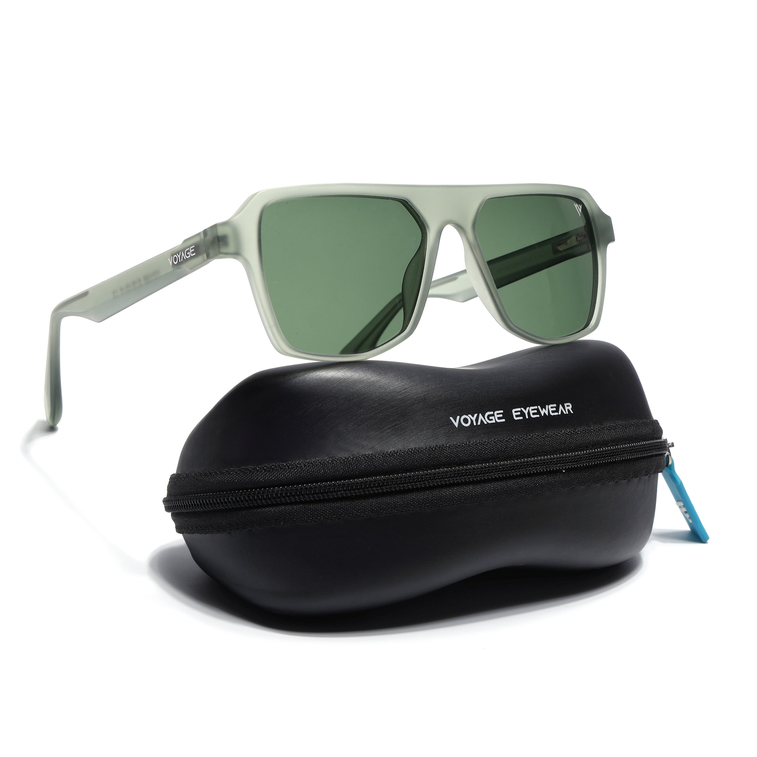 Prizm | Green Wayfarer Polarized Sunglasses | Green Lens - PMG7279