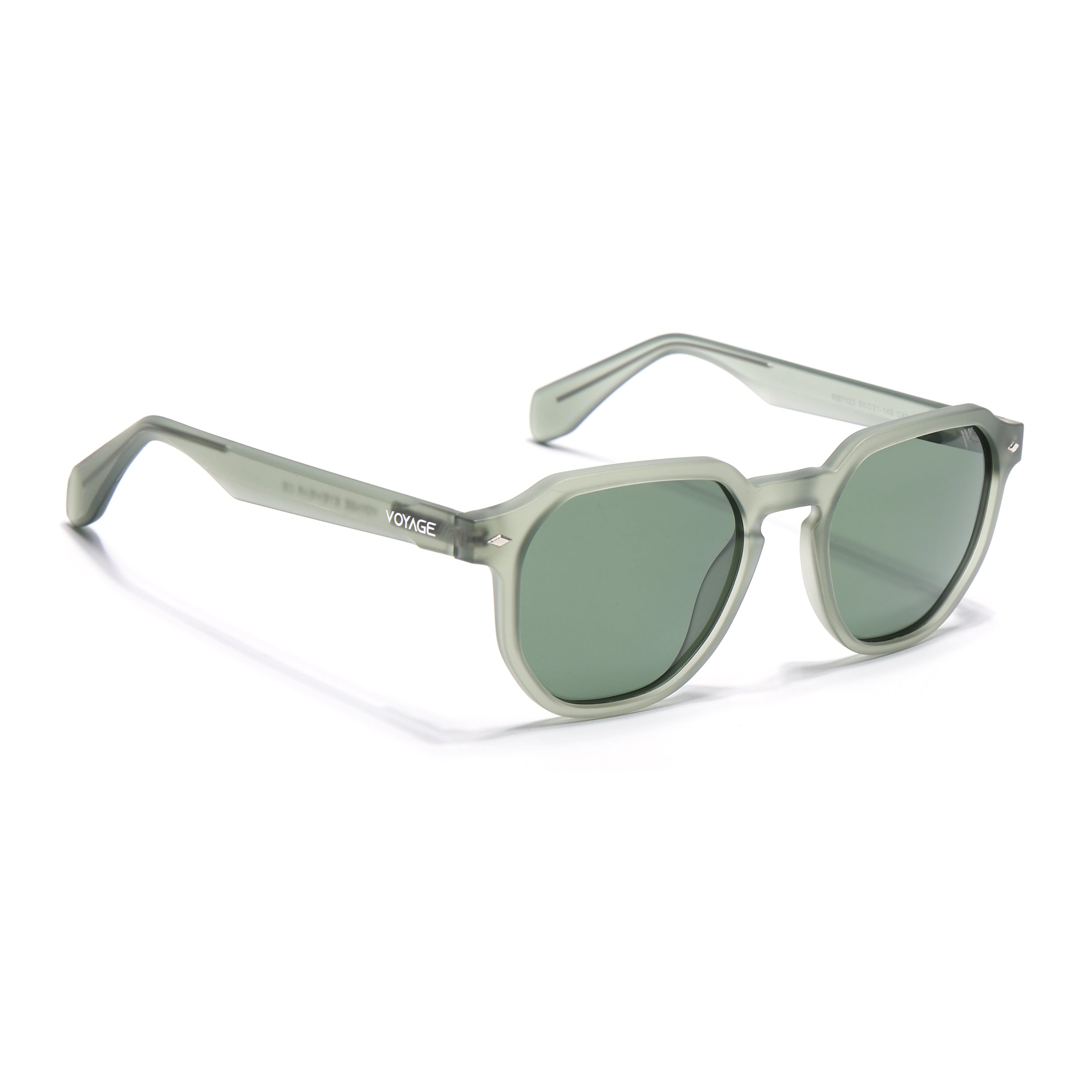 Prizm | Green Hexagonal Polarized Sunglasses | Green Lens - PMG7269