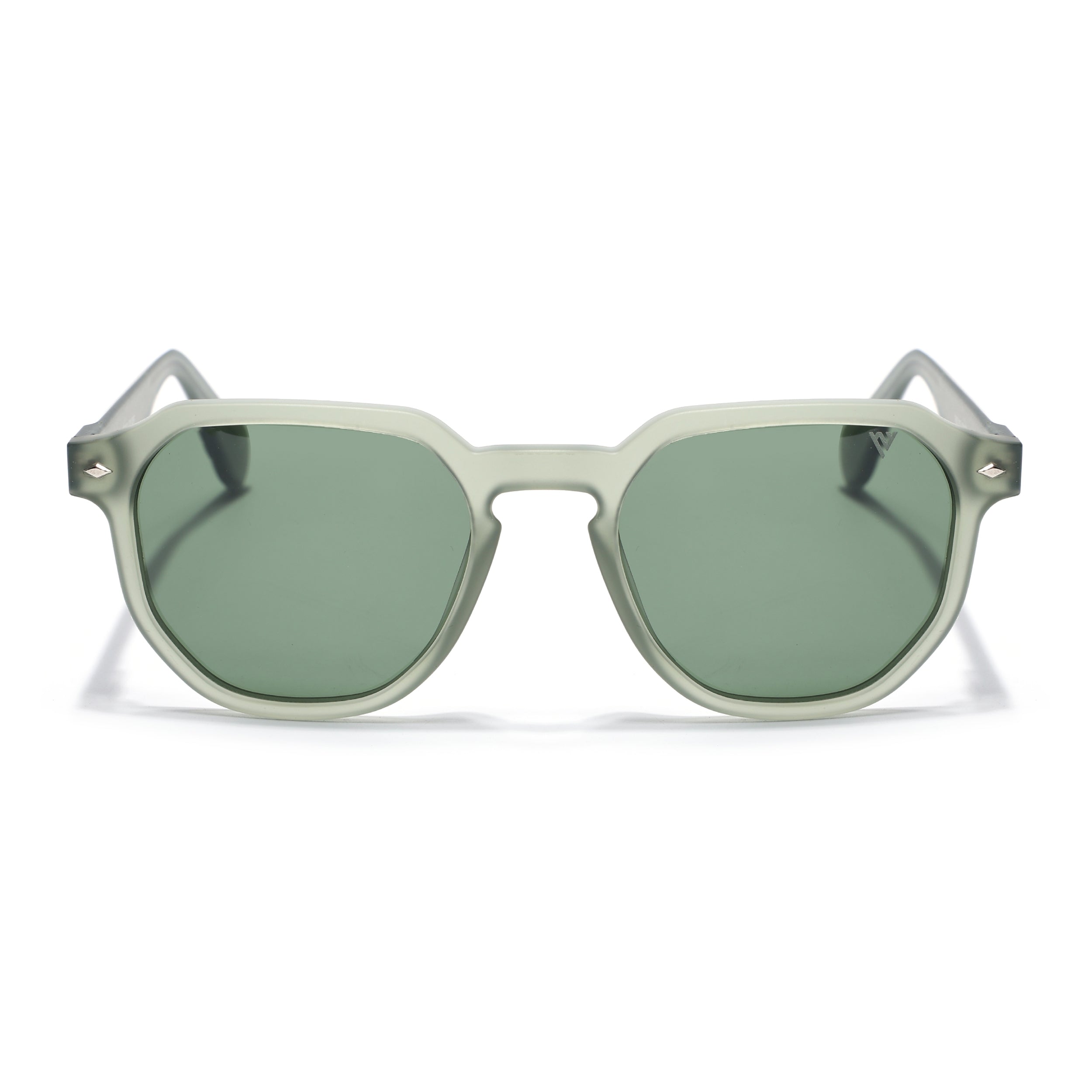 Prizm | Green Hexagonal Polarized Sunglasses | Green Lens - PMG7269