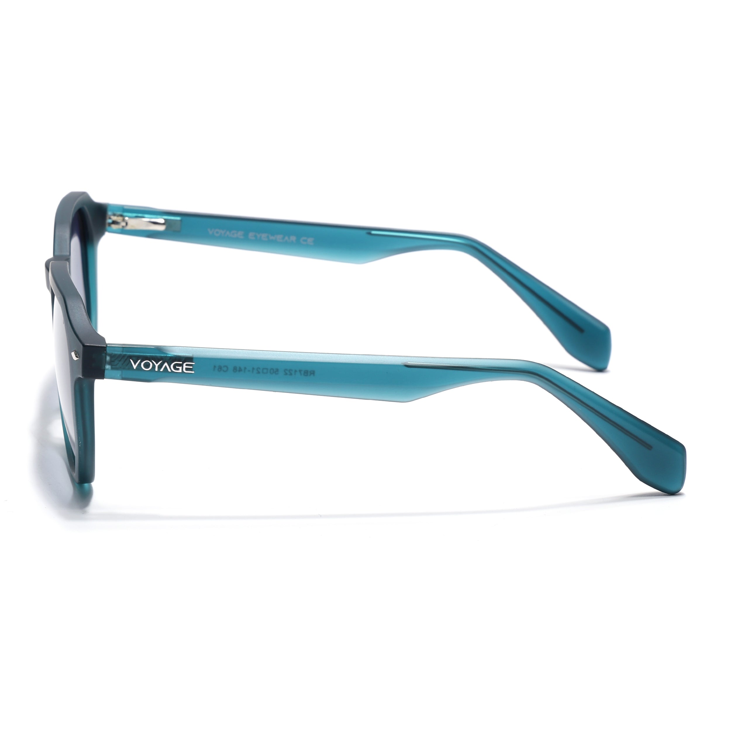Prizm | Sea Green Hexagonal Polarized Sunglasses | Grey & Clear Lens - PMG7270