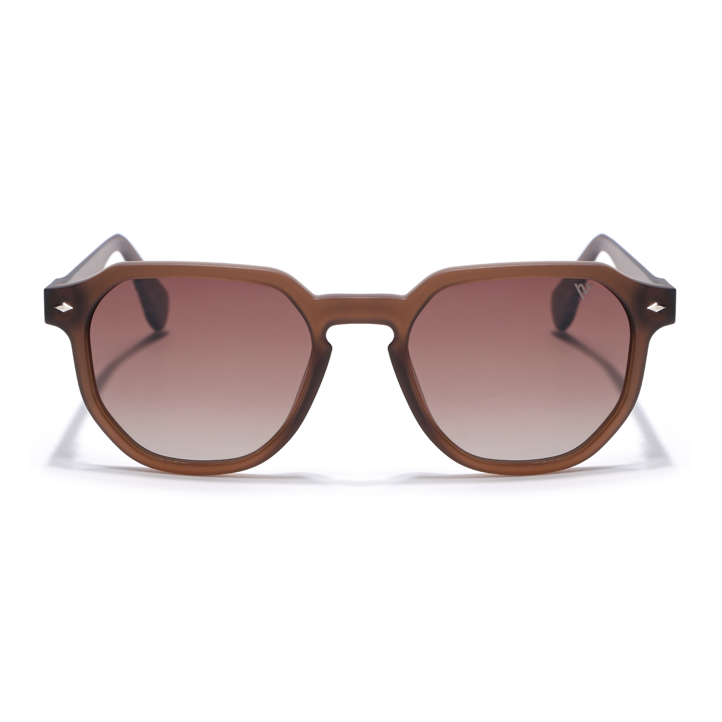 Prizm | Brown Hexagonal Polarized Sunglasses | Brown & Clear Lens - PMG7271